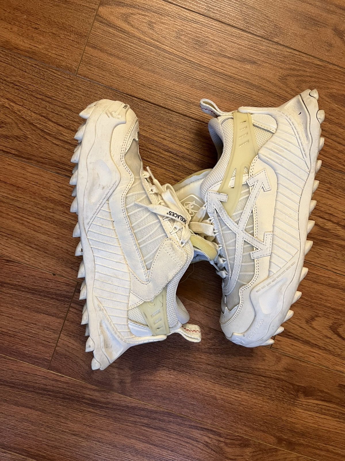Off-White Off-White ODSY 1000 Triple White Size US 8 / EU 41 - 1 Thumbnail