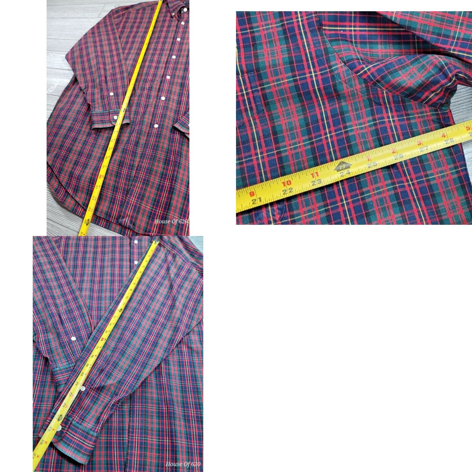 Polo Ralph Lauren Polo Ralph Lauren Button-Up Multicolor Plaid Oxford Shirt XL Big & Tall Mens Long Sleeve Colorful Logo OCBD Size US XL / EU 56 / 4 - 8 Thumbnail