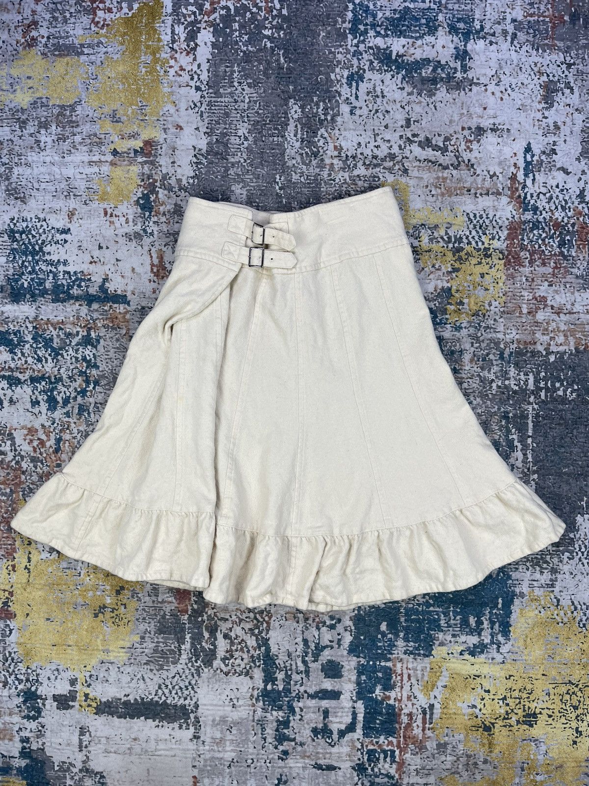 Tricot Comme des Garcons AD 2009 Tricot Comme Des Garcons Crepe Flared Skirt Size 28" / US 6 / IT 42 - 4 Thumbnail