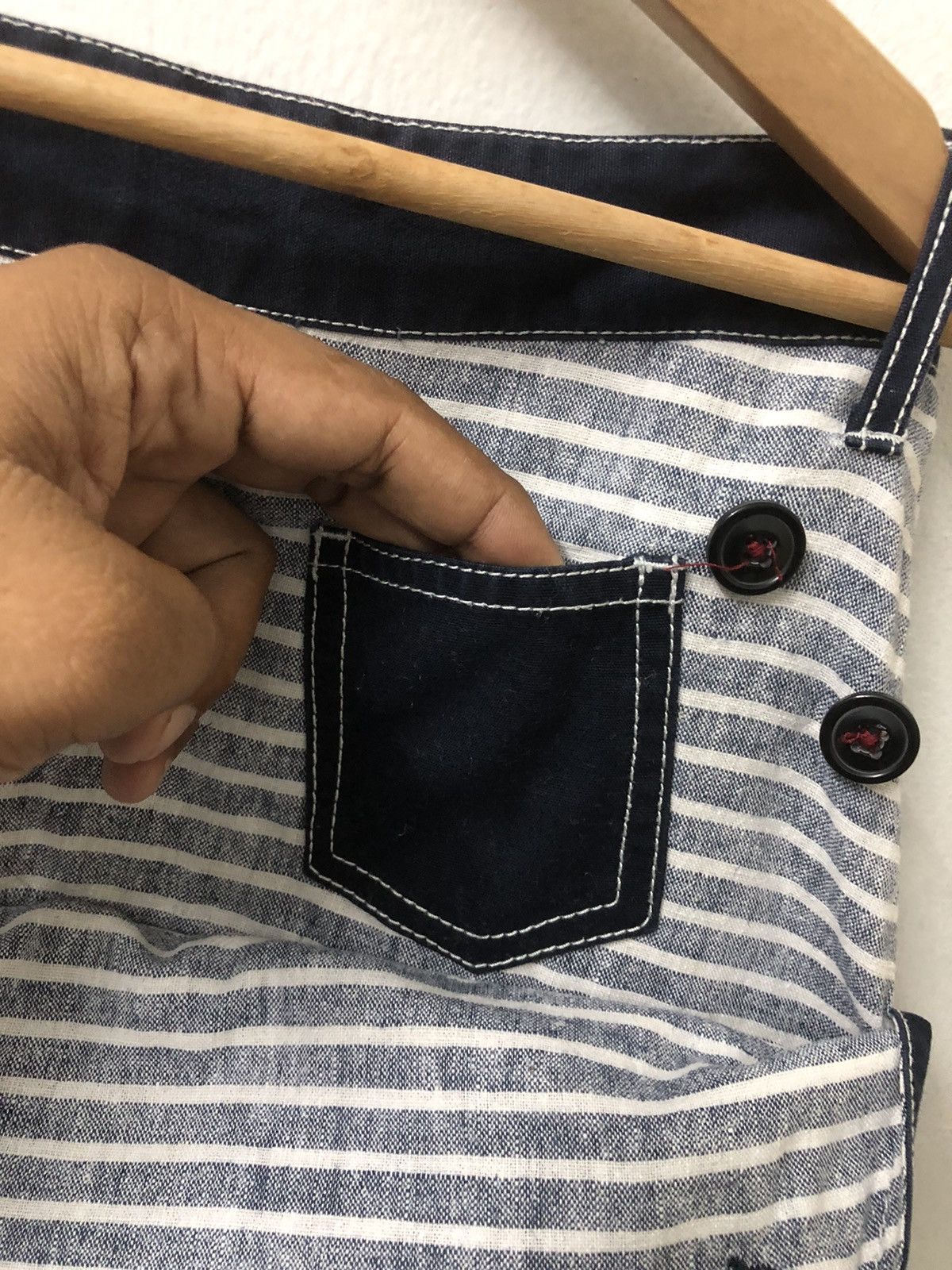 Japanese Brand × semanticdesign Semantic Design three-quarter shorts double layer backhit Size US 31 - 16 Thumbnail