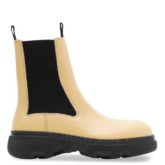 Burberry Burberry Creeper Chelsea Boots Yellow Black Men’s EU 44/US 1 Size US 11 / EU 44 - 1 Thumbnail