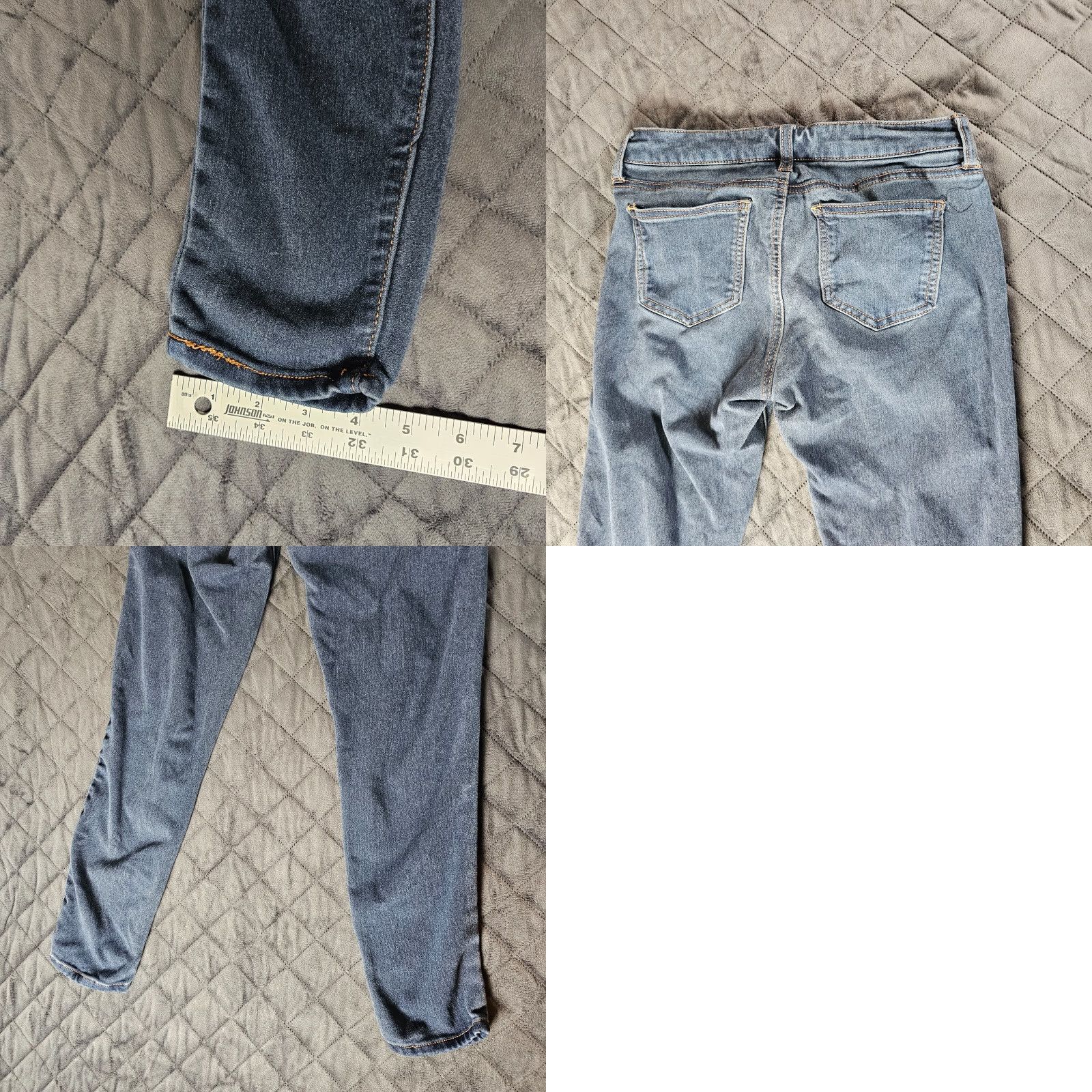 Vintage Celebrity Pink Women's Mid-Rise Skinny Jeggings Ankle Jeans Size 5 / 27 Size 27" / US 4 / IT 40 - 8 Thumbnail