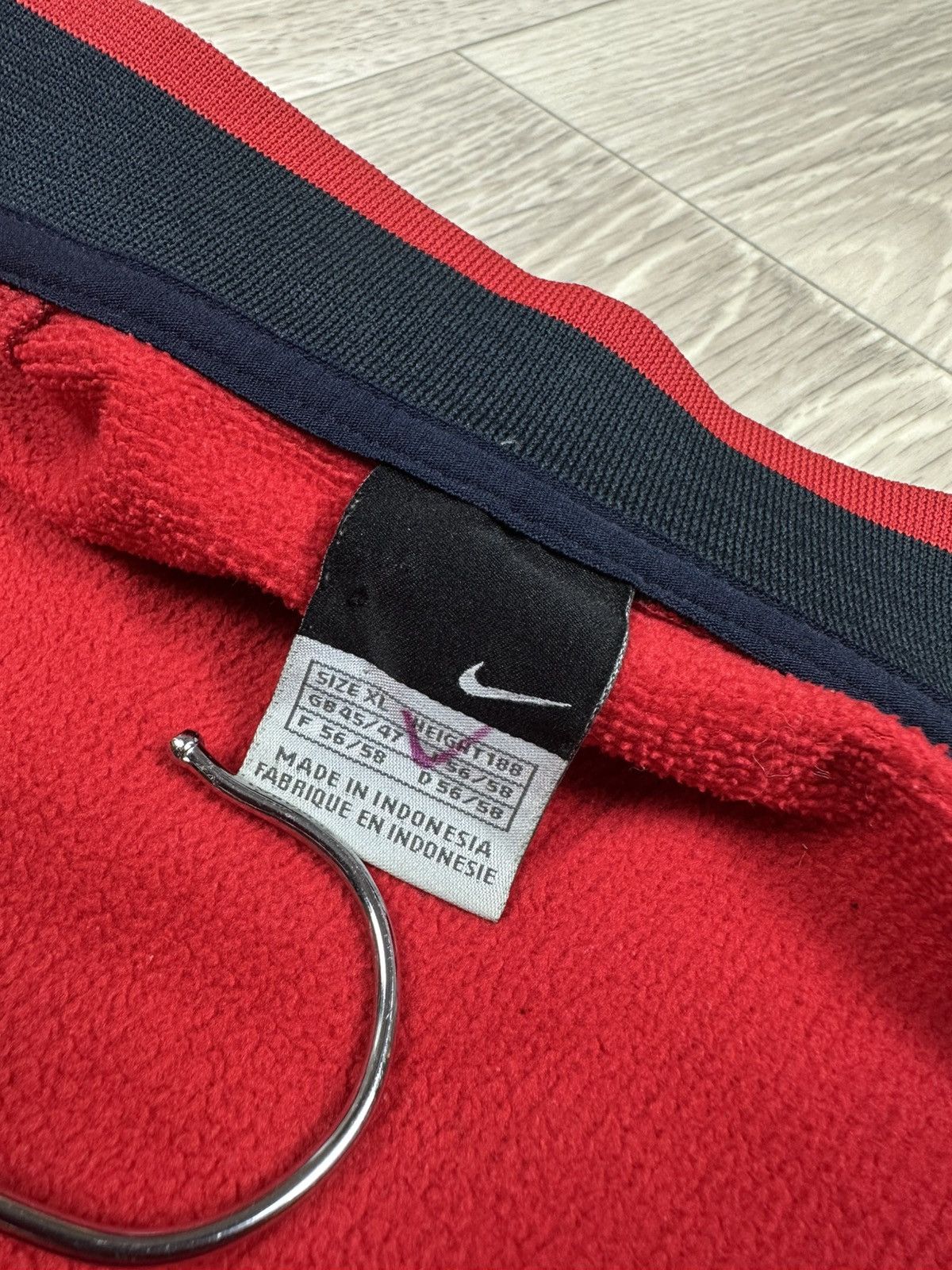 Nike × Vintage Vintage Nike England Zip Sweatshirt Fleece Size US XL / EU 56 / 4 - 9 Thumbnail