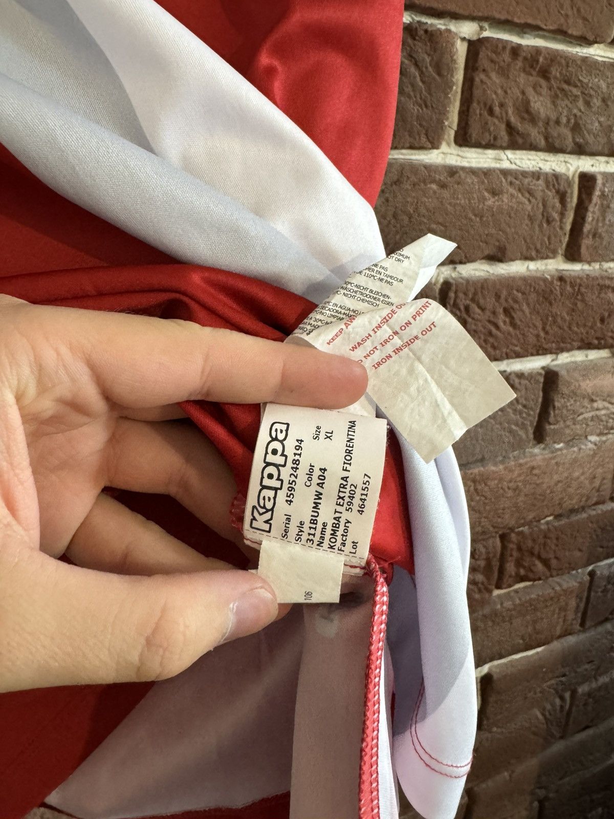 Kappa Rare 2020/2021 KAPPA FIORENTINA Serie A Football JERSEY XL Size US XL / EU 56 / 4 - 9 Thumbnail
