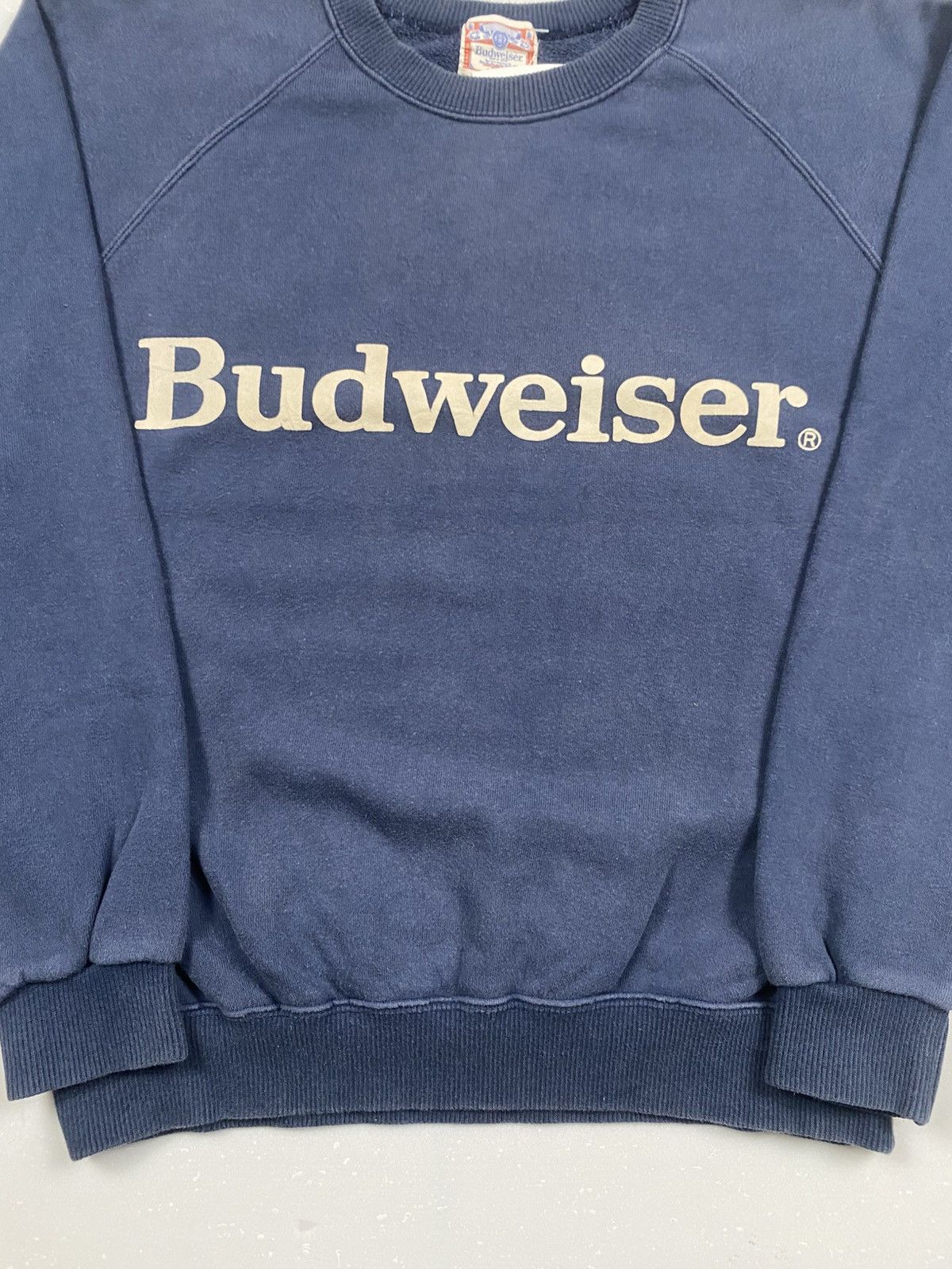 Budweiser Vintage 90s Budweiser Boxy Crewneck Size US S / EU 44-46 / 1 - 3 Thumbnail