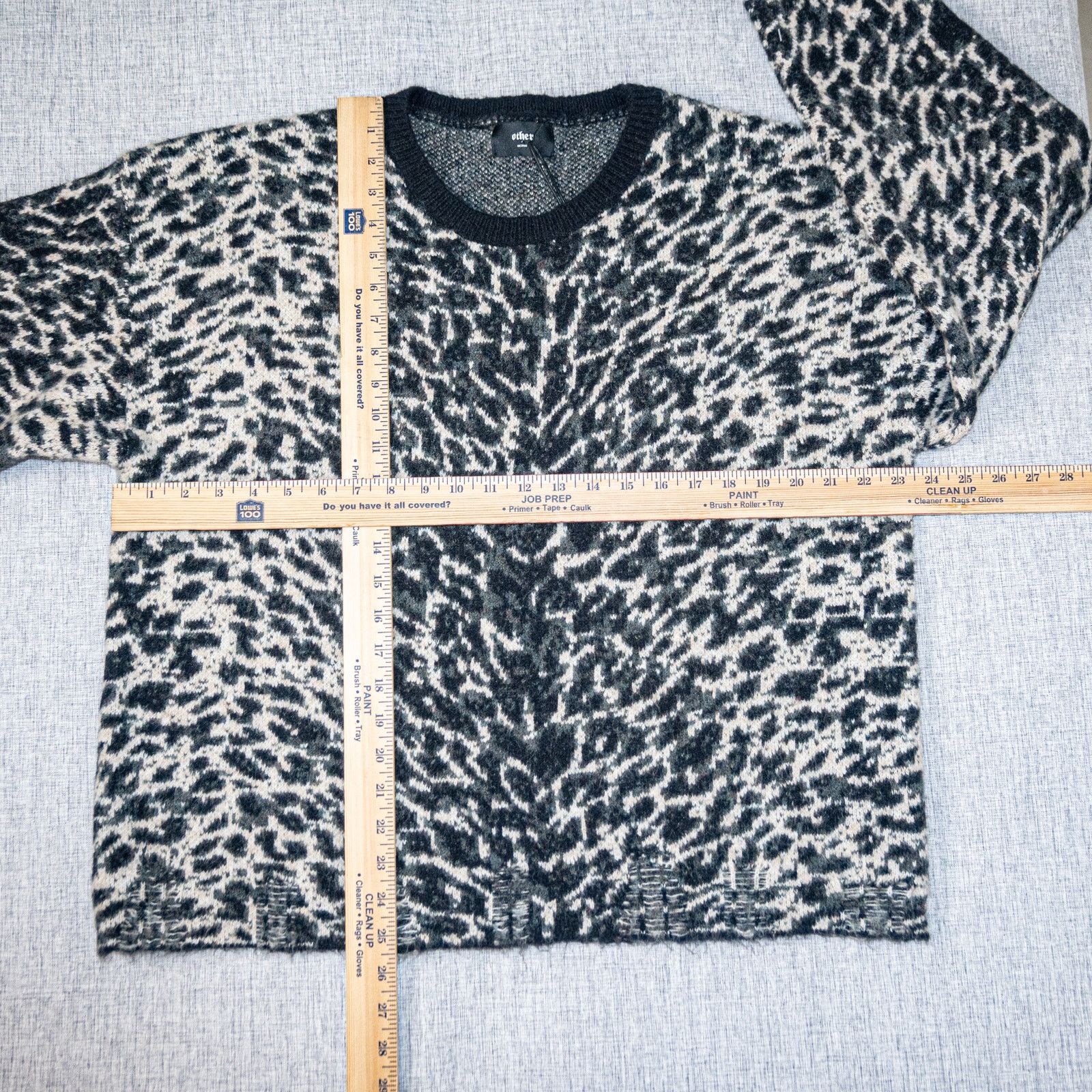 Other UK Other UK Rock n Roll Clothing Leopard Sweater distressed Size US M / EU 48-50 / 2 - 11 Thumbnail