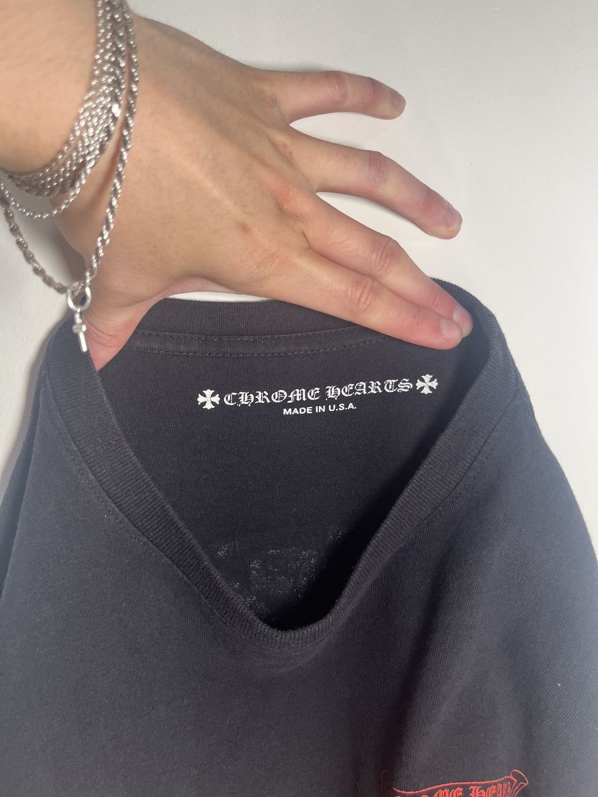 Chrome Hearts Matty boy flower chomper lip long sleeves Chrome Hearts Matty boy flower chomper lip long sleeves