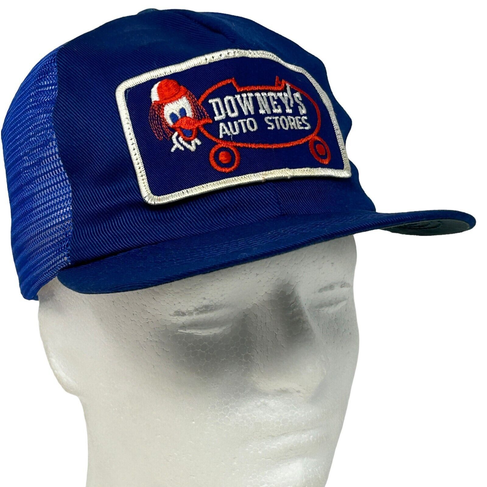 Vintage Vintage Downeys Auto Stores Trucker Hat Baseball Cap Blue Size ONE SIZE - 10 Thumbnail