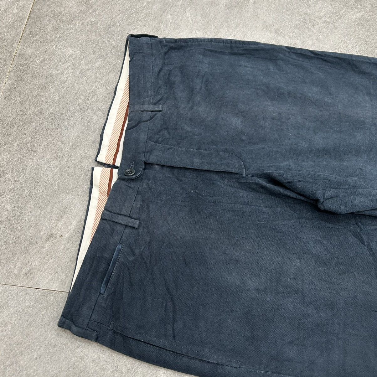 Loro Piana Vintage Loro Piana Chino Pants Cotton Blue Size US 36 / EU 52 - 8 Thumbnail