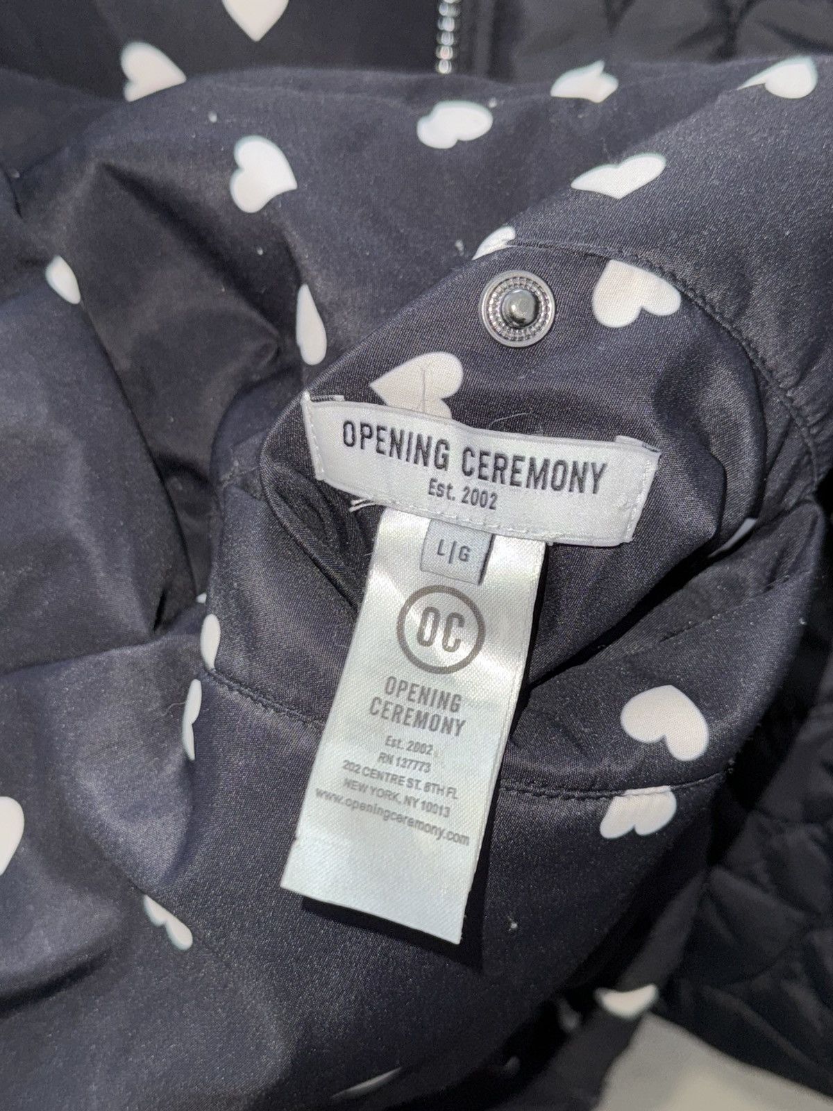 Opening Ceremony Reversible Heart Quilted Puffer Coat Size L Size US L / EU 52-54 / 3 - 8 Thumbnail