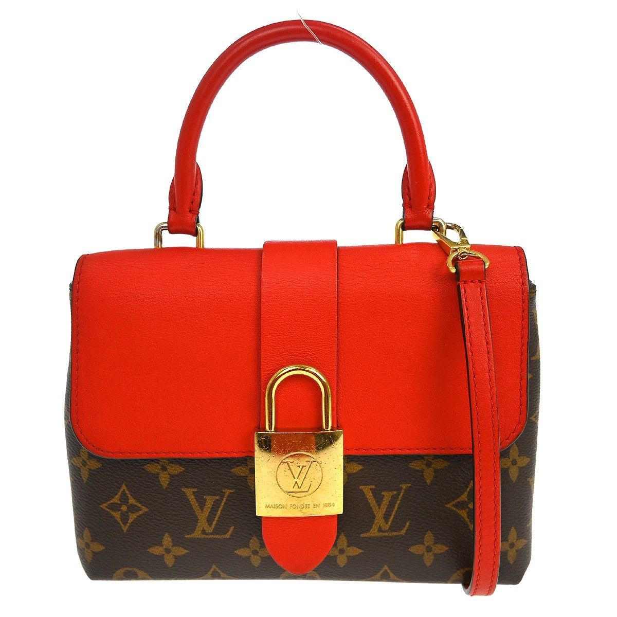 Louis Vuitton Louis Vuitton Locky Handbag Monogram Canvas with Leather Size ONE SIZE - 1 Thumbnail