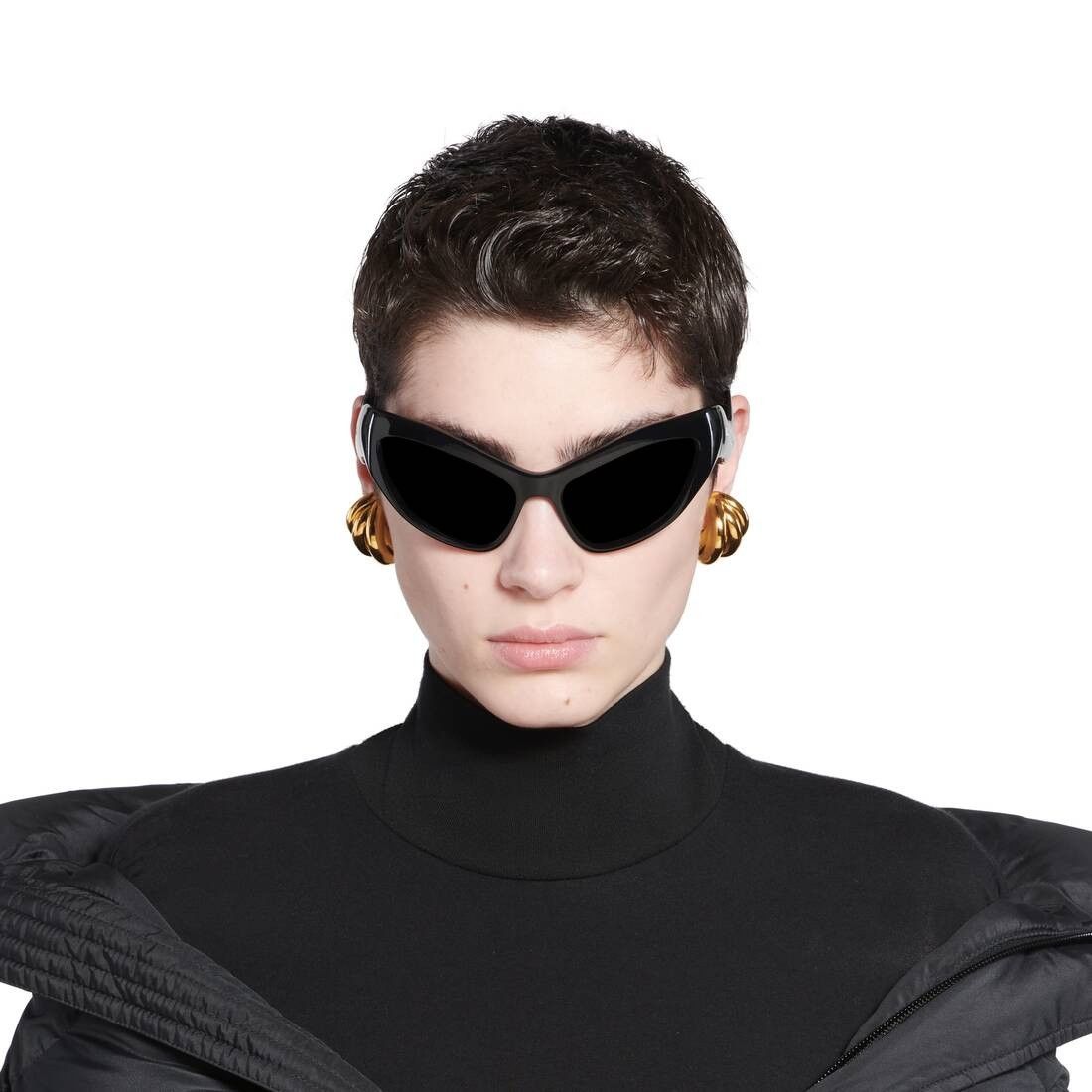 Balenciaga o1la1rc1a0925 Size: OS / Saturne Earrings in Gold Size ONE SIZE - 4 Thumbnail