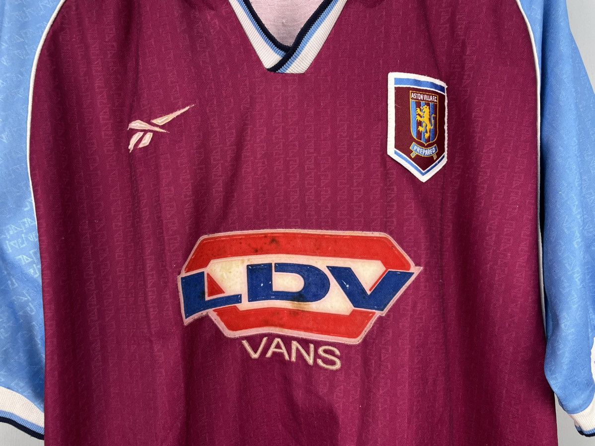Reebok Vintage Aston Villa FC 98-99 Reebok LDV Vans jersey Size US XL / EU 56 / 4 - 4 Thumbnail