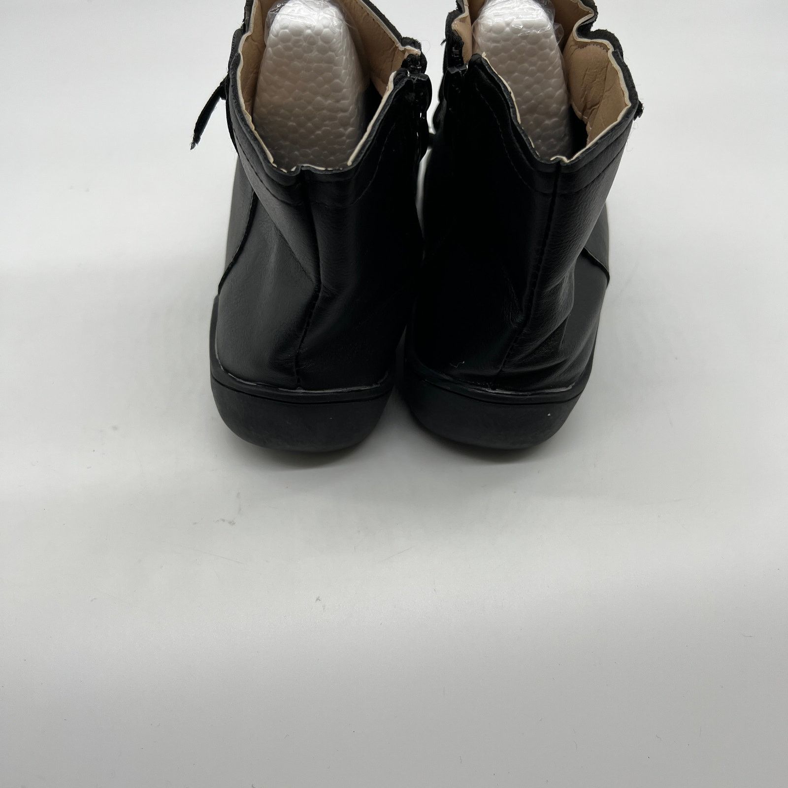 Other Ankle Boots Black Round Toe Casual Comfortable Lightweigh Size US 6.5 / IT 36.5 - 4 Thumbnail