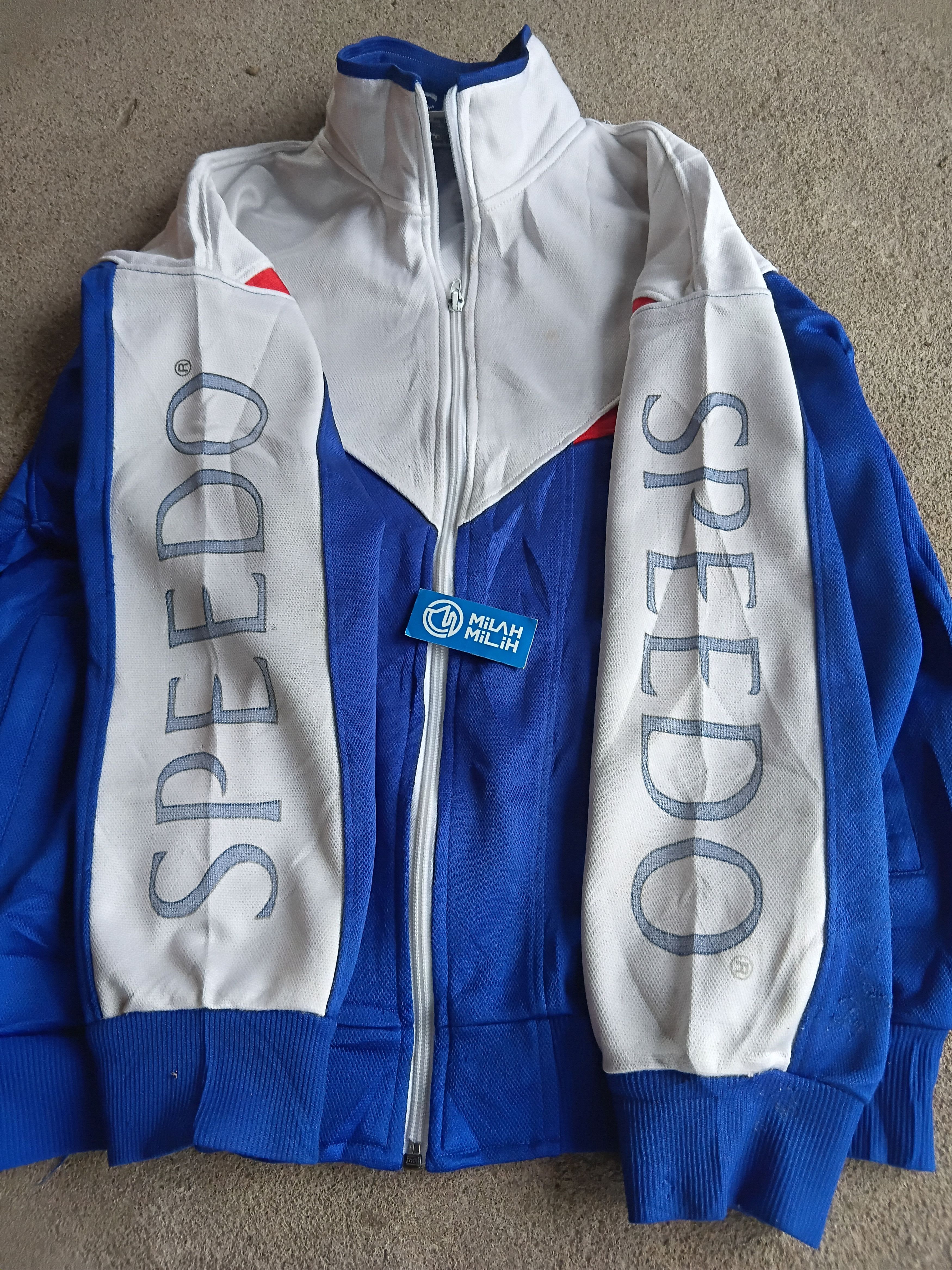 Speedo vintage 90s spedo track top jacket Size US L / EU 52-54 / 3 - 6 Thumbnail