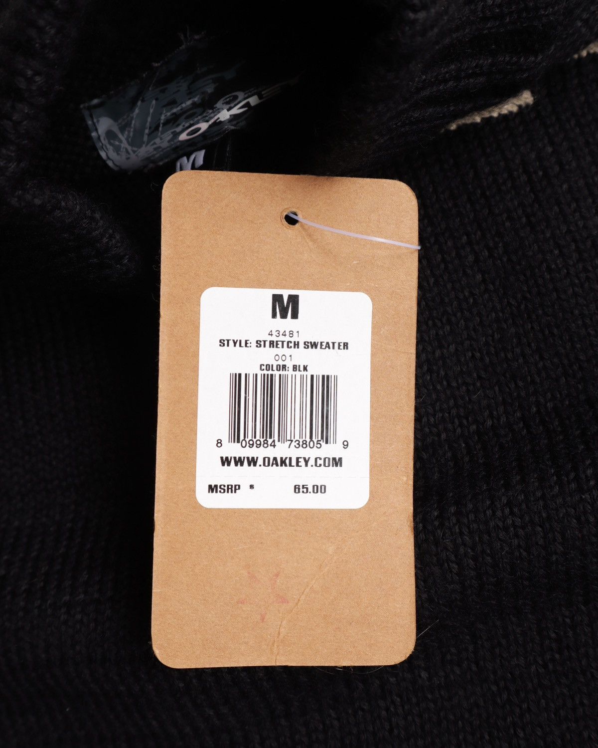 Oakley Vintage Oakley Software Y2K 90s 00s Oakley O Black Crewneck Size US M / EU 48-50 / 2 - 5 Thumbnail