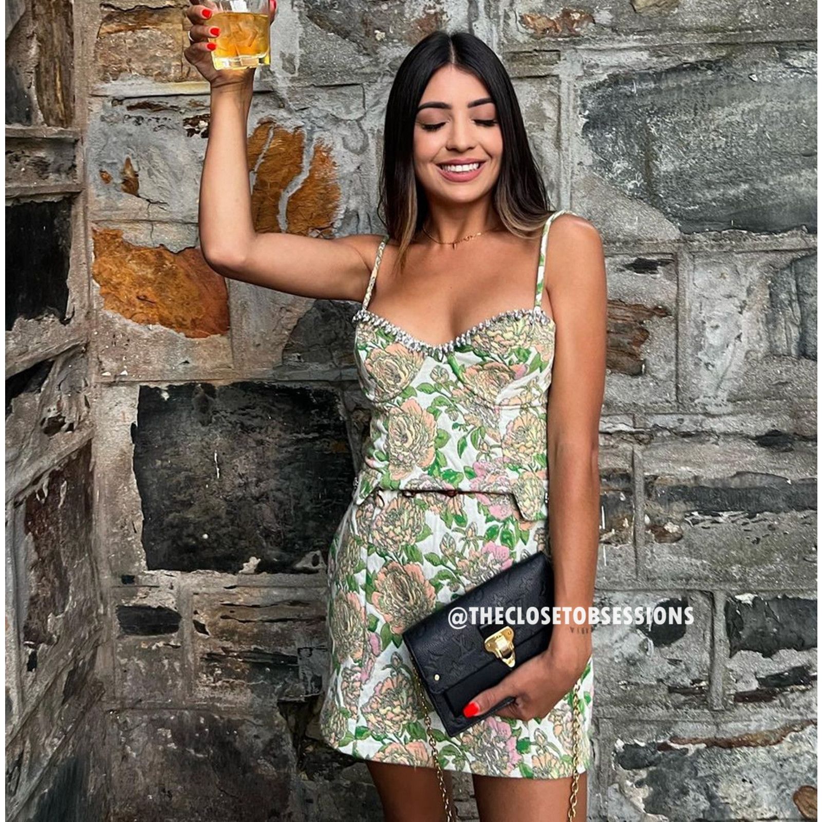 Zara ZARA Floral Jewel Detail Mini Dress NWT Size S / US 4 / IT 40 - 15 Thumbnail