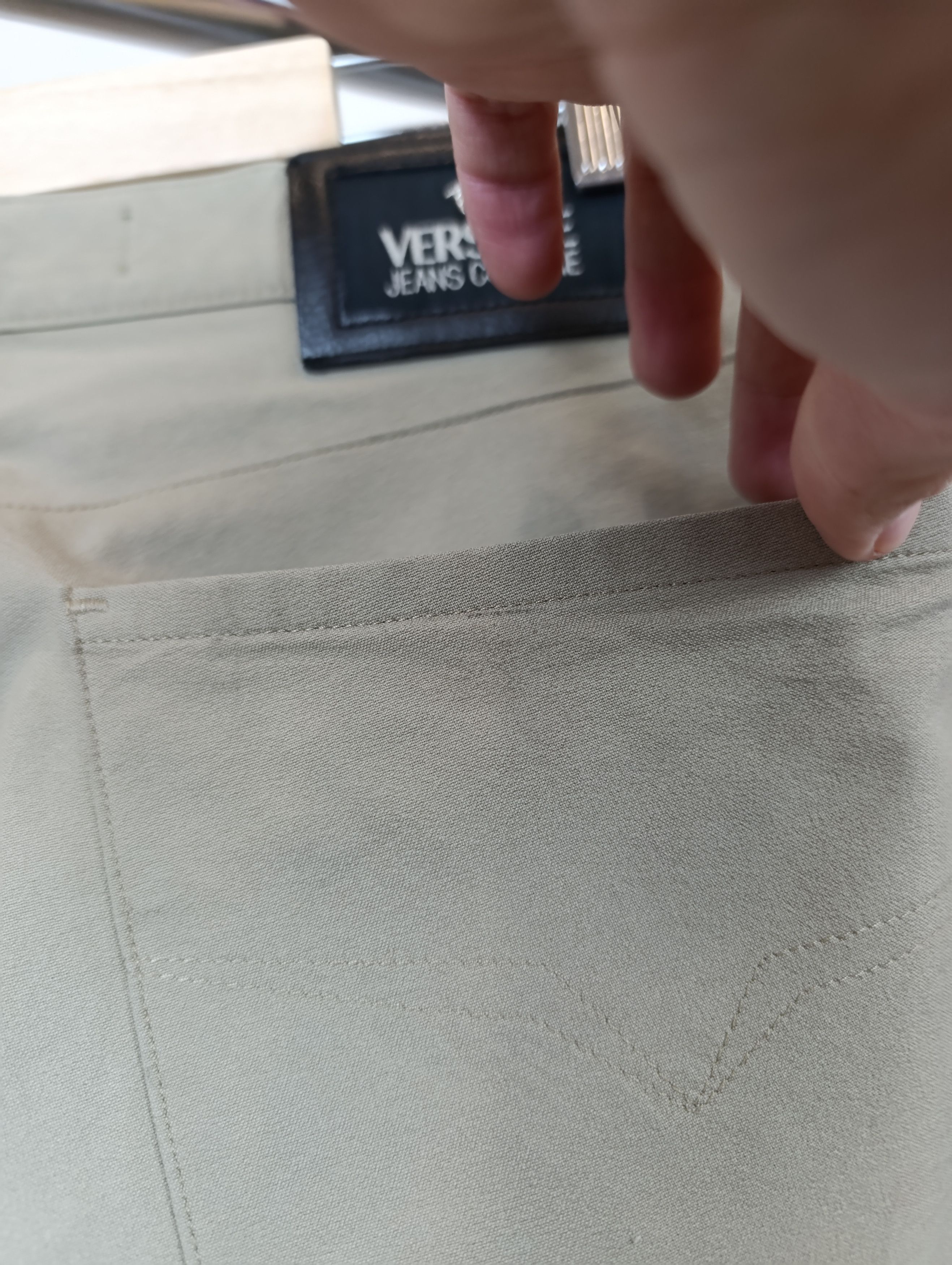Versace Jeans Couture × Vintage VERSACE JEANS COUTURE VINTAGE MENS STRETCH PANTS Size US 35 - 14 Thumbnail