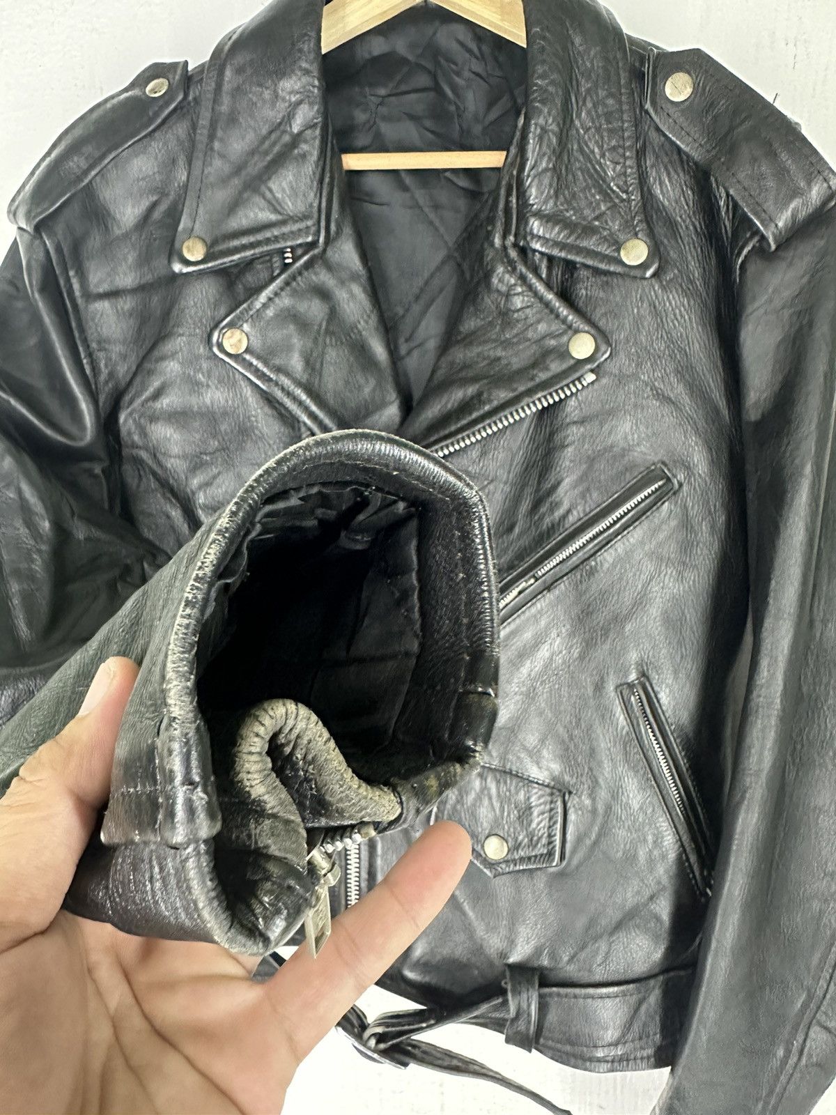 Harley Davidson 80’s Vtg Leather Jacket Harley Davidson Double Riders Jacket Size US M / EU 48-50 / 2 - 12 Thumbnail