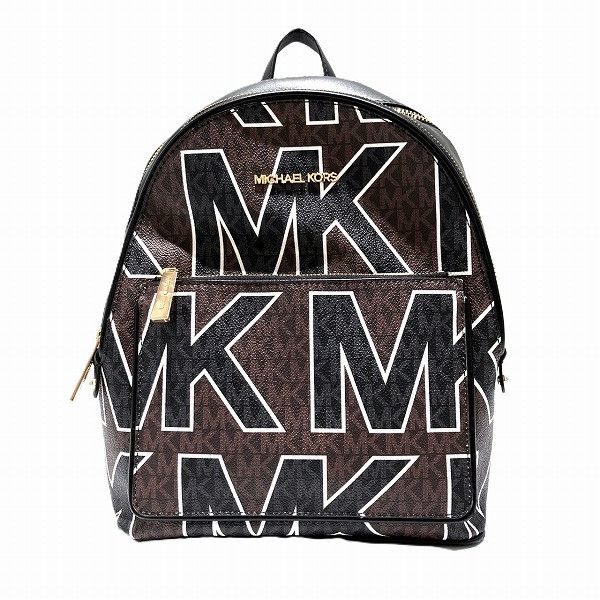 Michael Kors Michael Kors Michael Kors MK Pattern Backpack 35H1G4AB2V Canvas Backpack 35H1G4AB2V in Fair Condition Size ONE SIZE - 1 Thumbnail