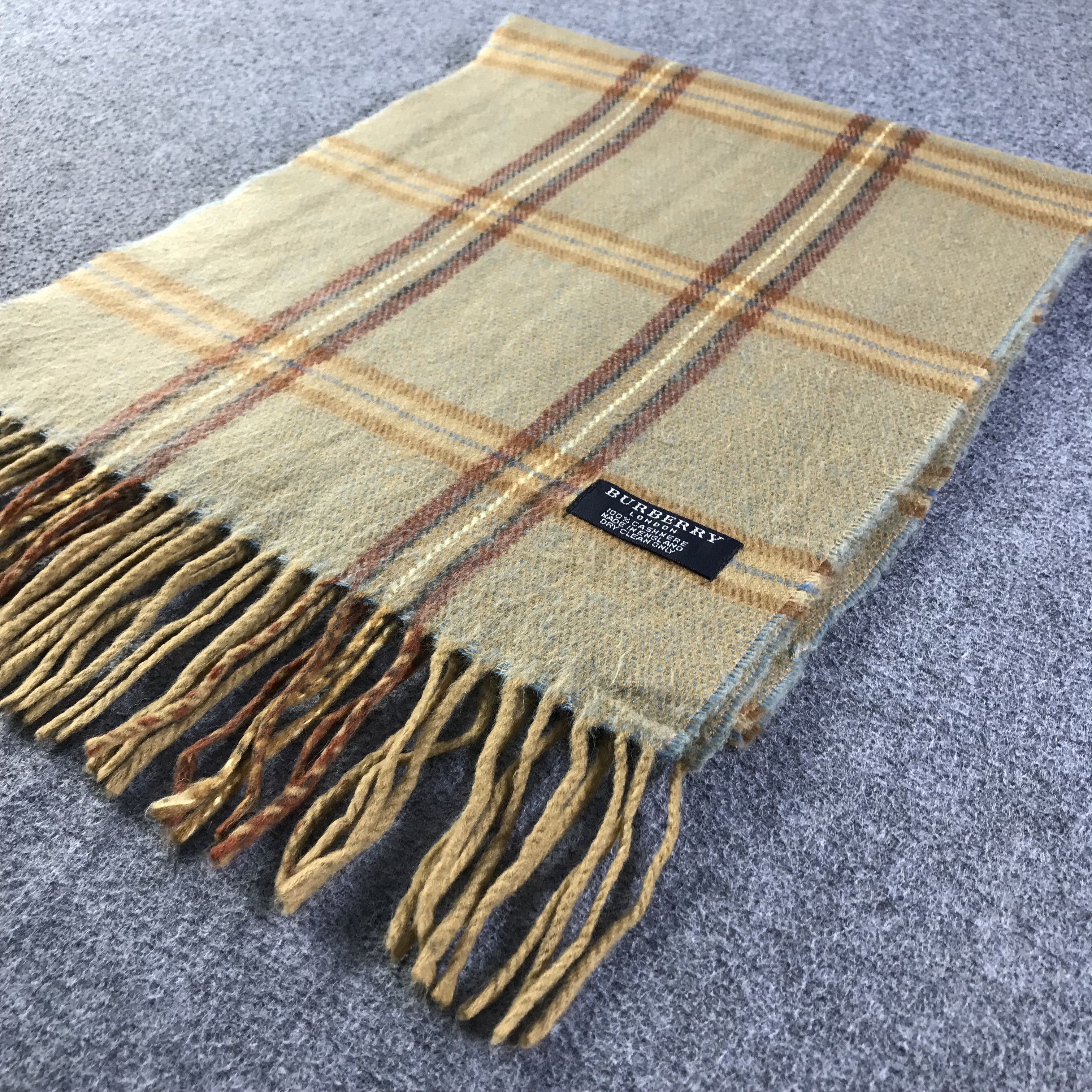 Burberry Burberry Cashmere Scarf / Muffler / Neckwear SS1546 Size ONE SIZE - 4 Thumbnail