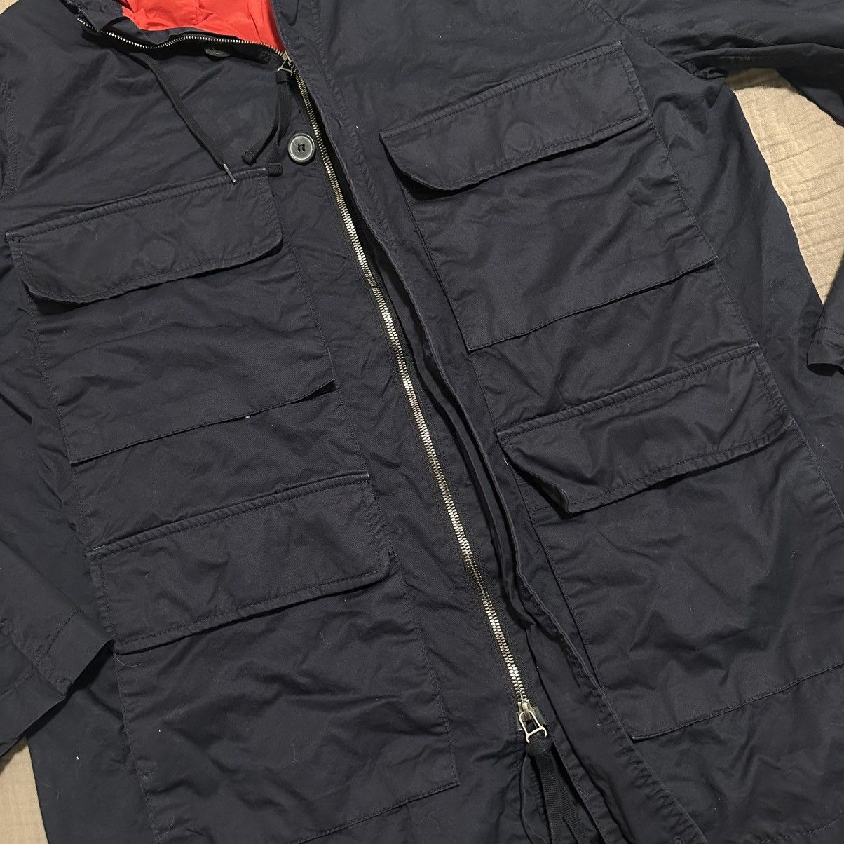 Marni MARNI x H&M Jacket Men's US 44R (Large) Parka Blue/Red Size US L / EU 52-54 / 3 - 6 Thumbnail