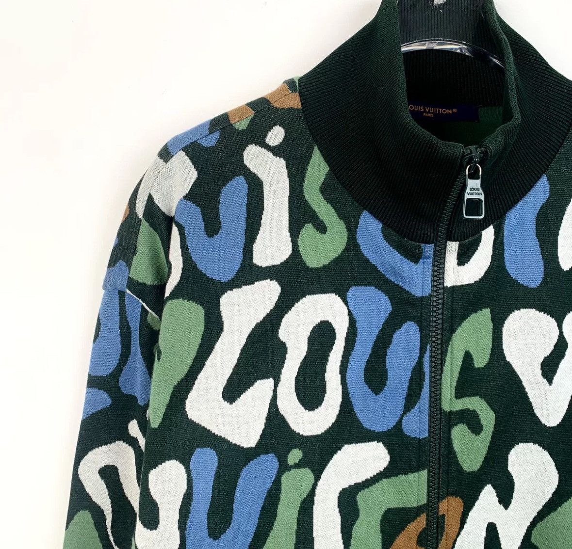 Louis Vuitton Louis Vuitton Lv 23 blocked Cotton Knitted Zipper Jacket Size US L / EU 52-54 / 3 - 3 Thumbnail