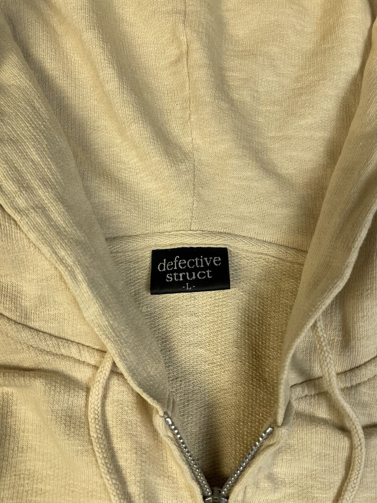 Japanese Brand 2000s Defective Struct Skeleton Sukajan Zip Hoodie Size US L / EU 52-54 / 3 - 8 Thumbnail