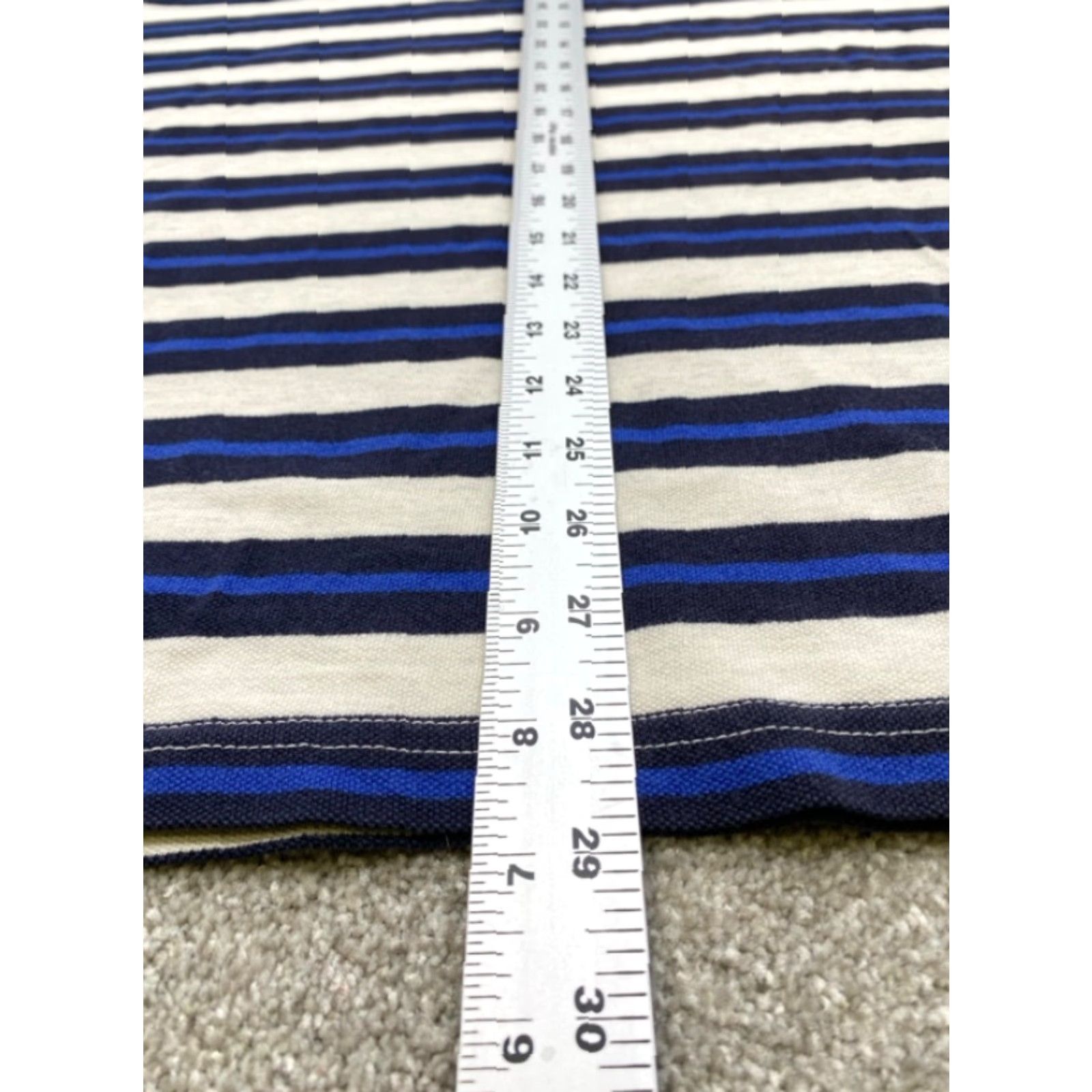 Chaps Chaps Polo Shirt Mens Large Short Sleeve Blue White Striped Polo Shirt Size US L / EU 52-54 / 3 - 5 Thumbnail