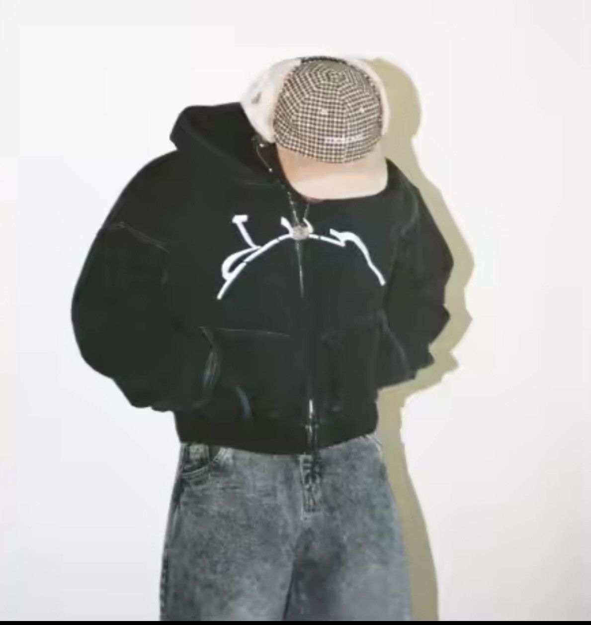 Vintage Retro trendy washed oversized printed hooded sweatshirt Size US M / EU 48-50 / 2 - 2 Thumbnail