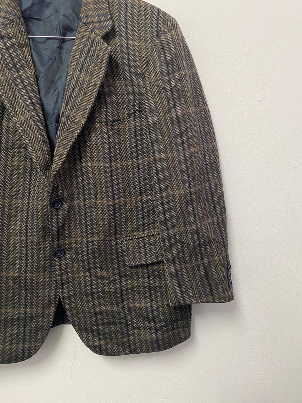 Burberry Prorsum × Vintage Vintage Burberry Prorsum Checkered Coat Blazer Jacket Size 38R - 4 Thumbnail