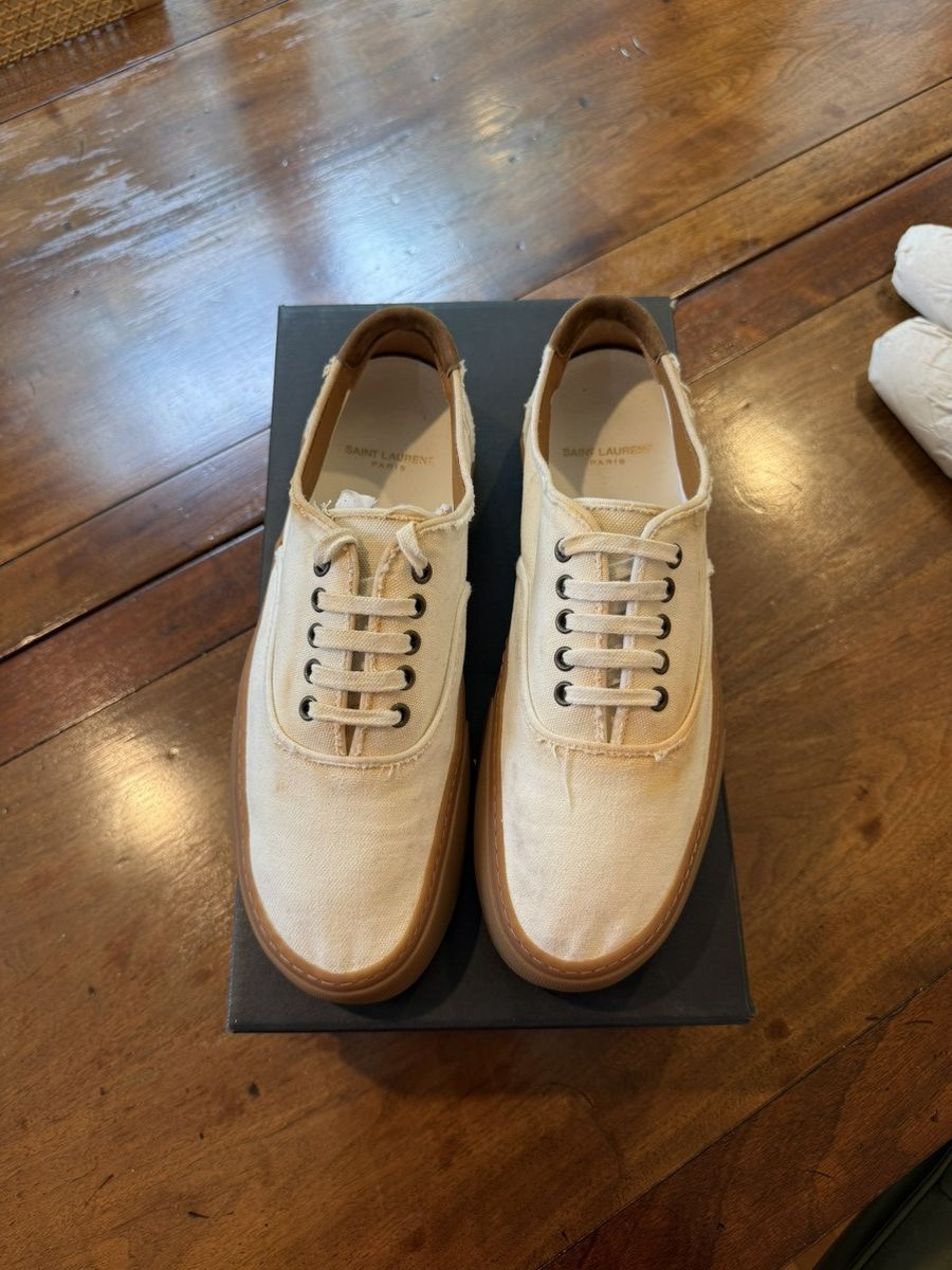 Saint Laurent Paris Saint Laurent Paris Venice Lace Up Sneaker Size US 10.5 / EU 43-44 - 3 Thumbnail