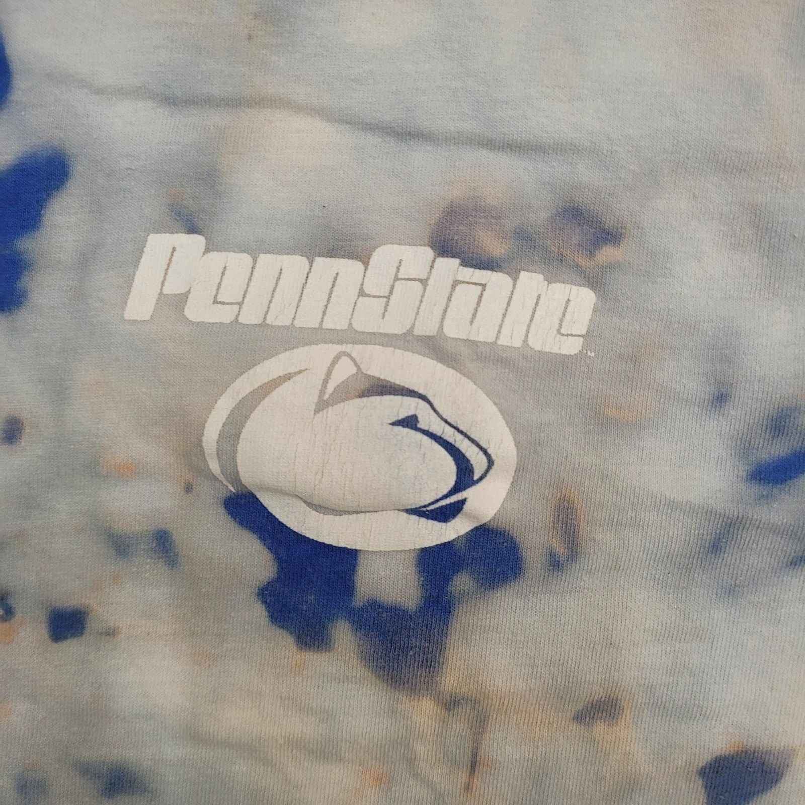 Vintage VTG Penn-State Shirt Womens Small Bleached Tie-Dye USA Size S / US 4 / IT 40 - 3 Thumbnail