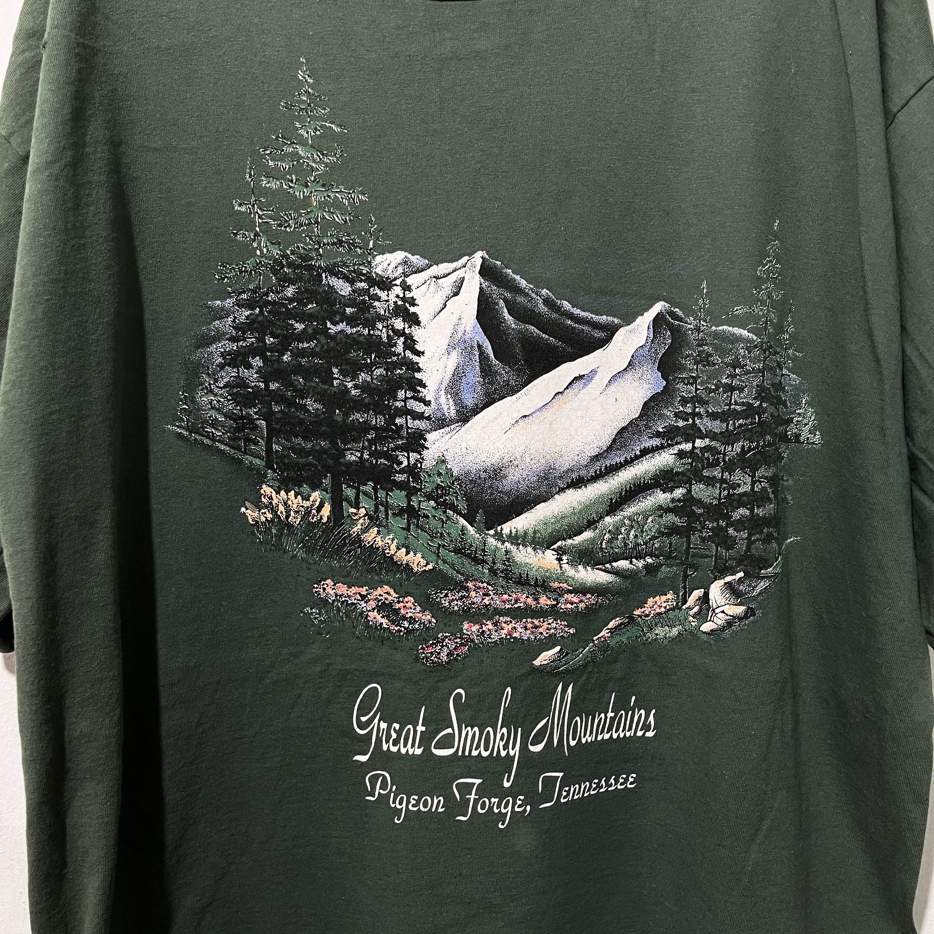 Vintage Vintage 90s Great Smoky Mountains Shirt Size US XL / EU 56 / 4 - 2 Thumbnail