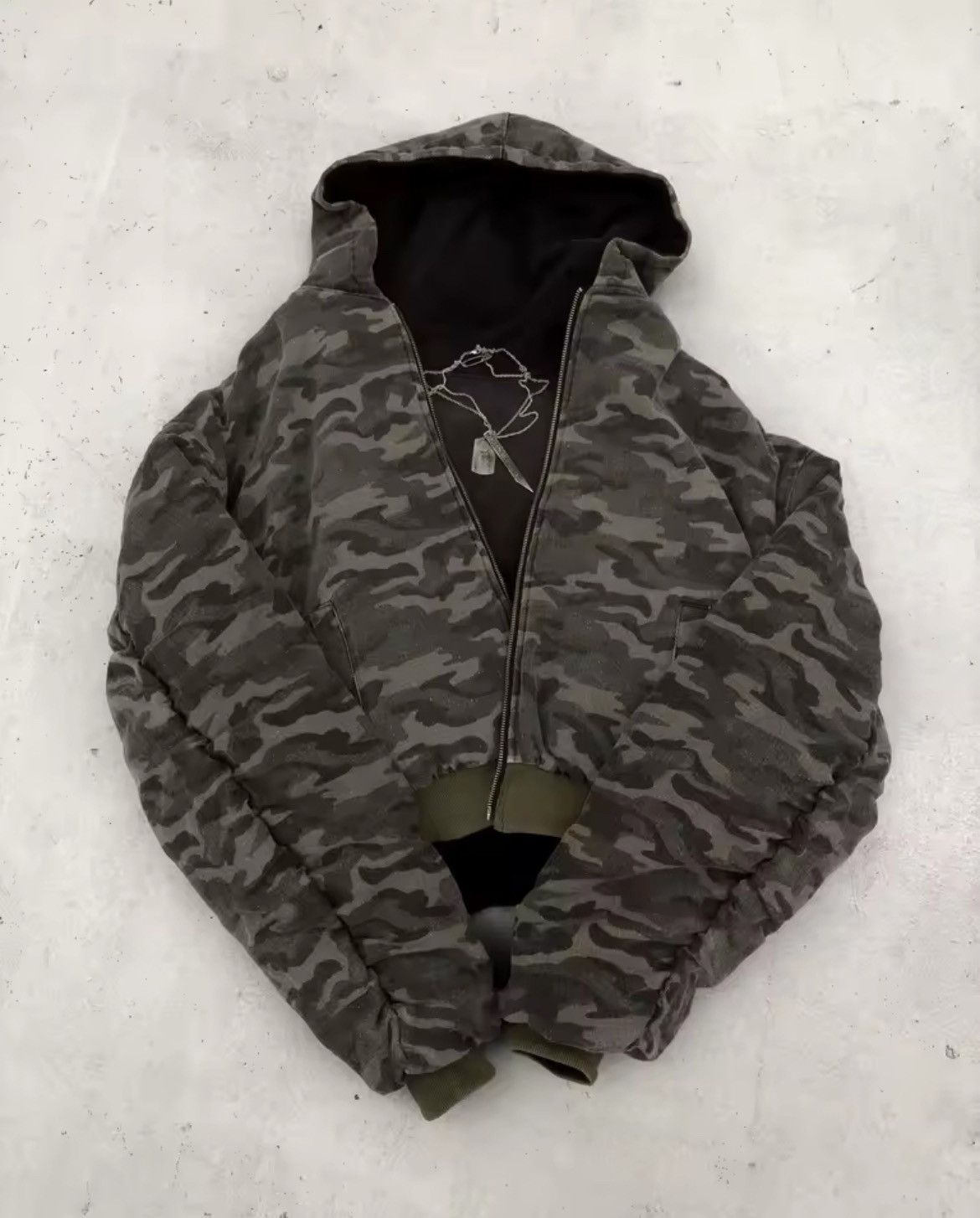 If Six Was Nine Y2K reversible camo jacket size large Size US L / EU 52-54 / 3 - 1 Thumbnail