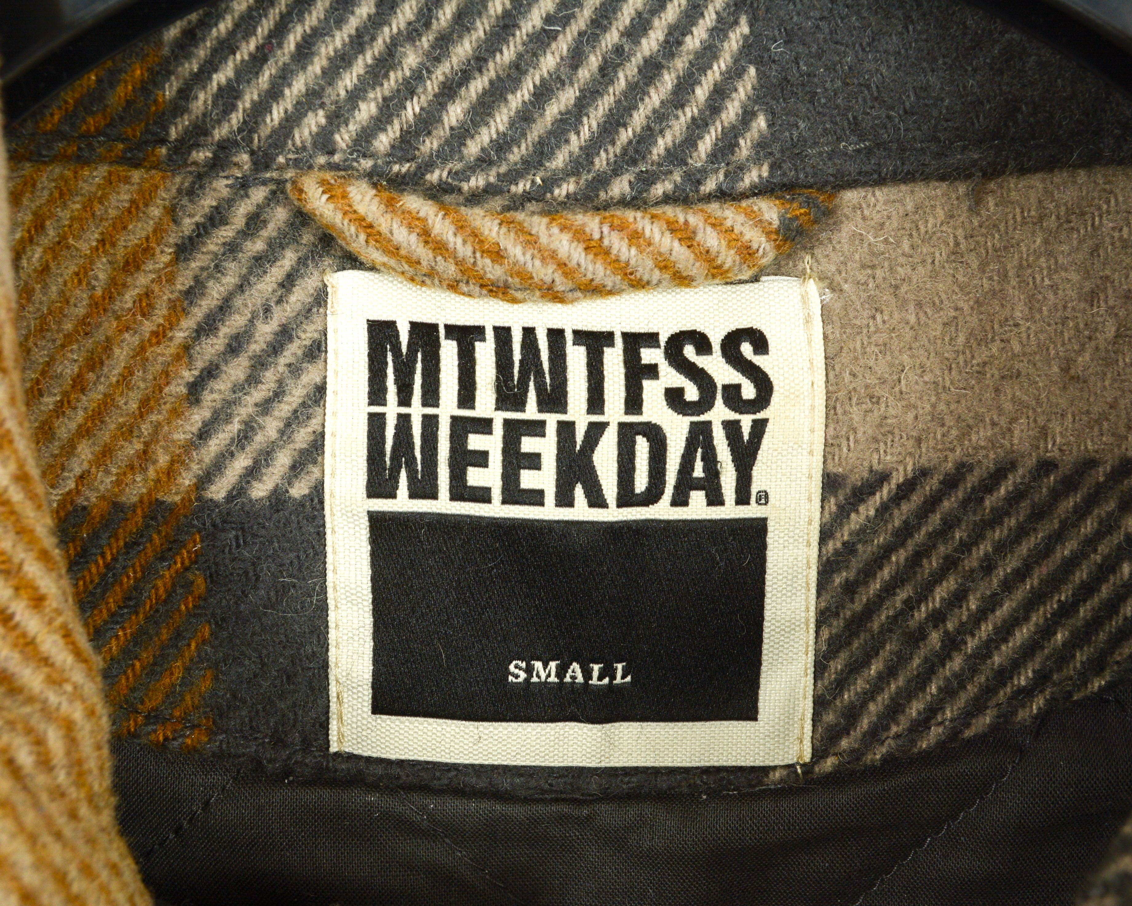 Weekday Plaid Carbon Checked Jacket S Over Shirt Padded Flannel Coat Size US S / EU 44-46 / 1 - 3 Thumbnail