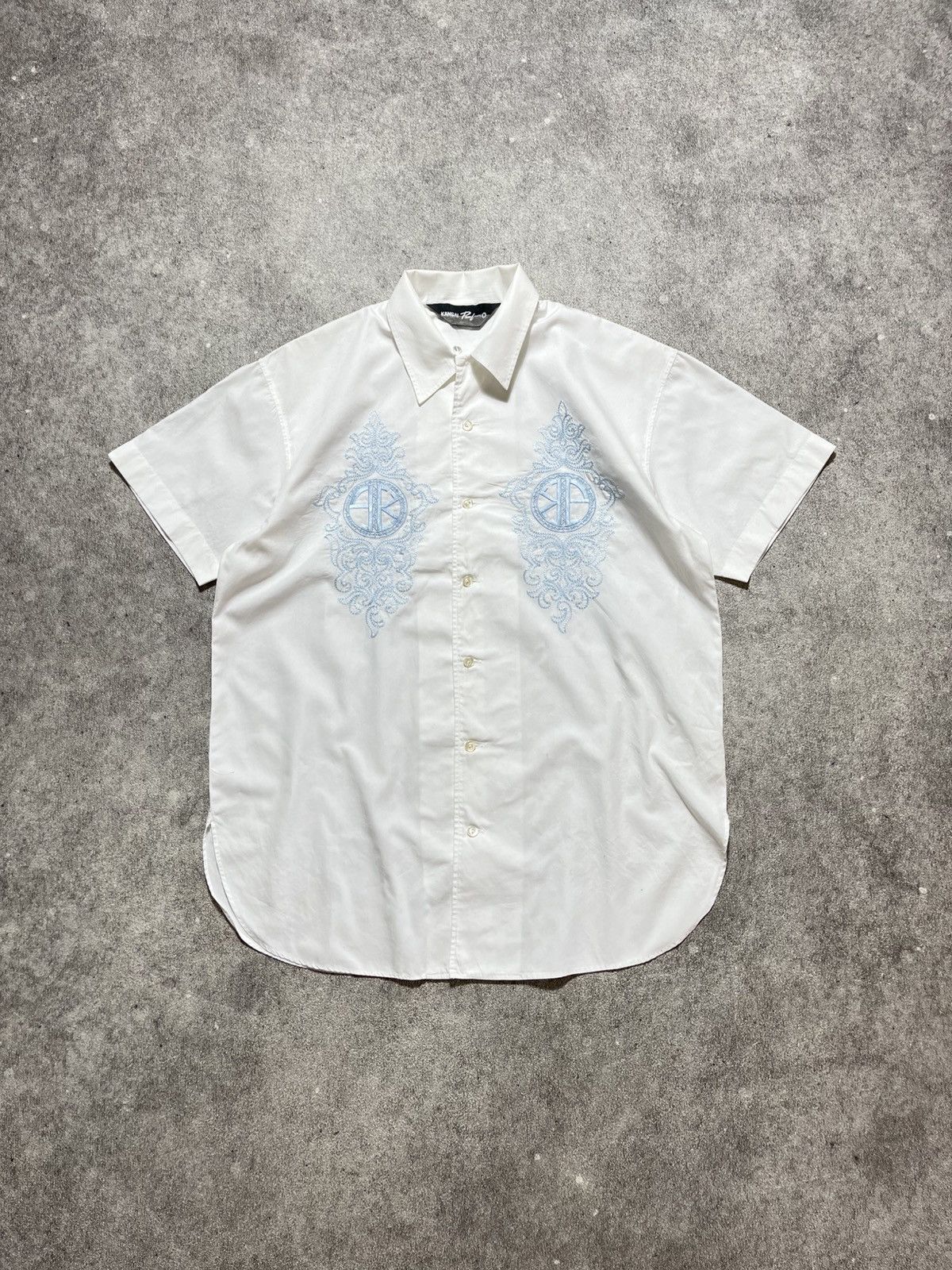 Kansai Yamamoto Vintage Kansai Profumo Short Sleeve Button Shirt Size US M / EU 48-50 / 2 - 1 Thumbnail