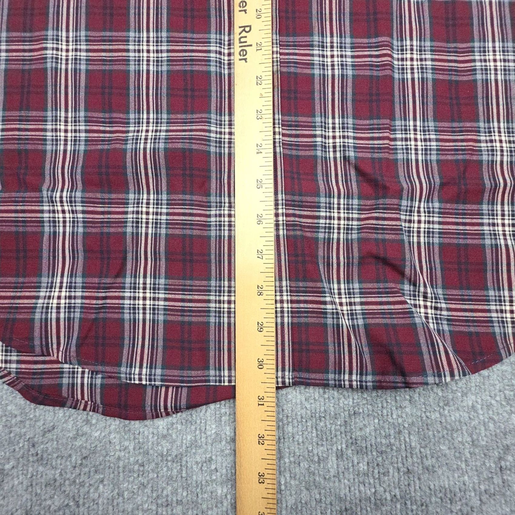 Pendleton VINTAGE Pendleton Sir Pendleton Shirt Men's Medium Red Plaid Fine Worsted Wool Shirt Size US M / EU 48-50 / 2 - 6 Thumbnail