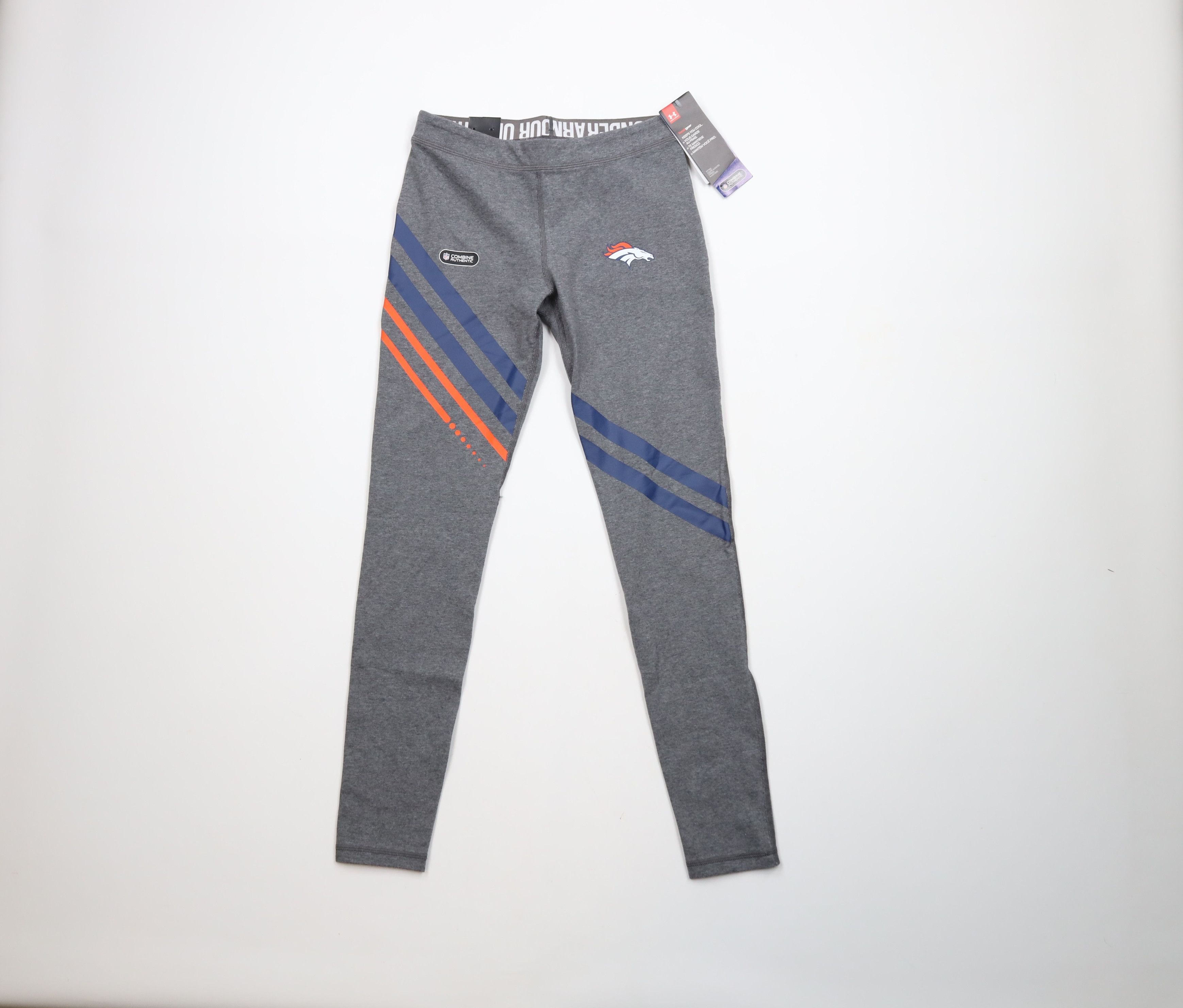 Under Armour × Vintage New Under Armour Combine Denver Broncos Football Tights Gray Size 26" / US 2 / IT 38 - 1 Thumbnail