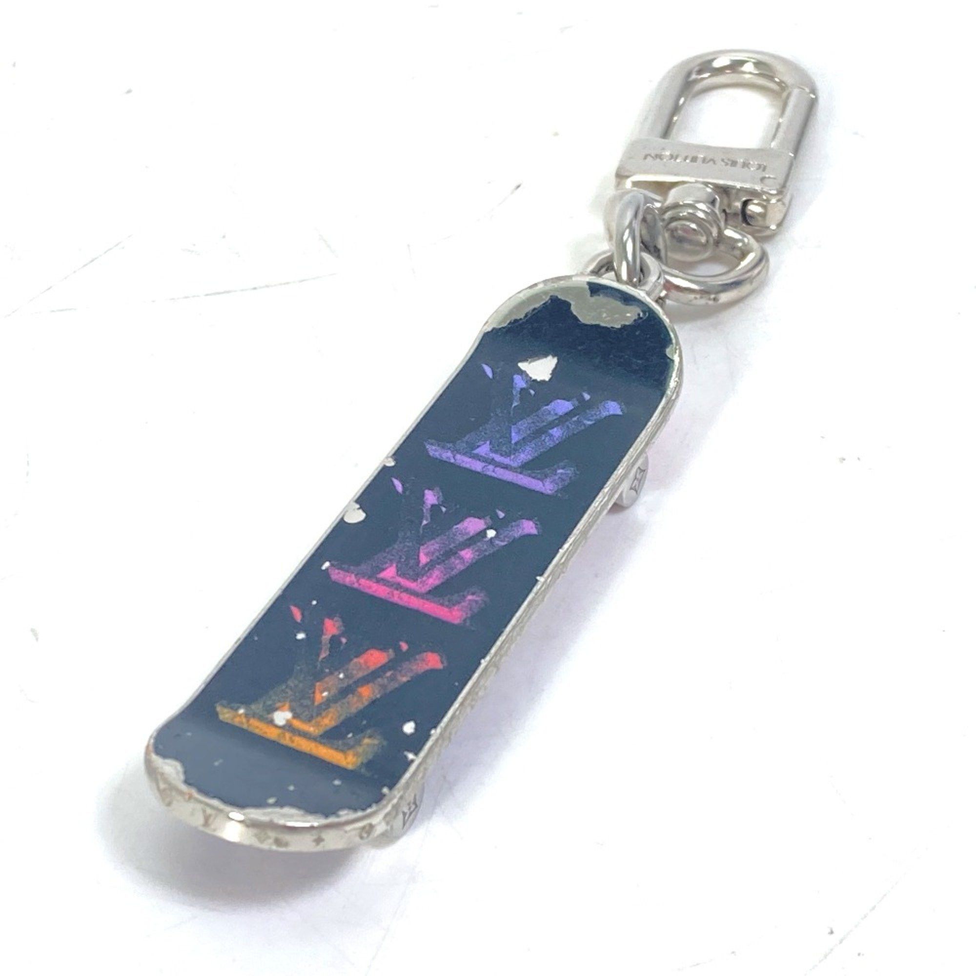 Louis Vuitton Louis Vuitton MP3269 skateboard Bag Charm Key Holder Black Multicolore Size ONE SIZE - 1 Thumbnail