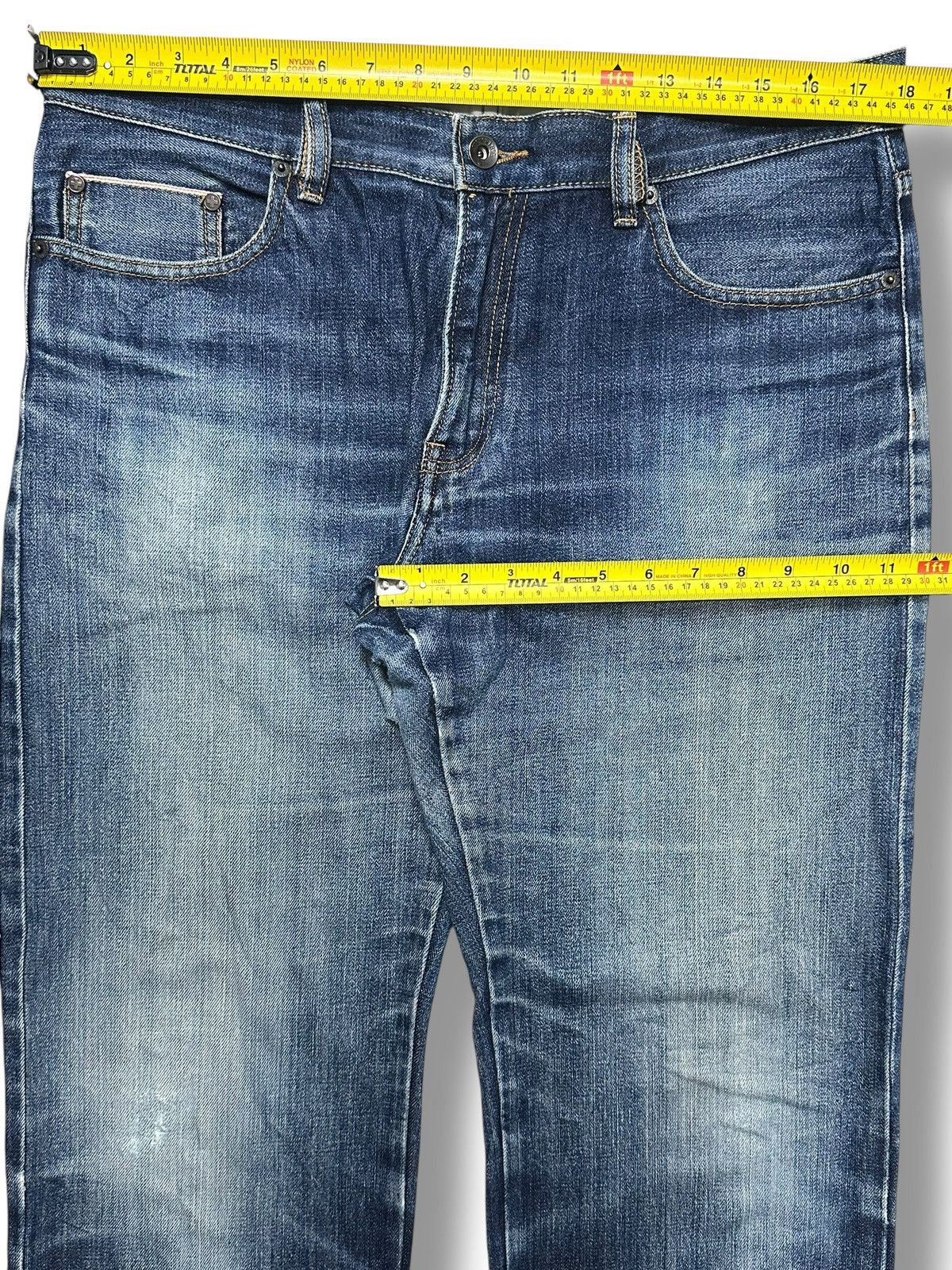 Victorinox Vintage Victorinox Premium Selvage Denim Light Blue Wash Size US 36 / EU 52 - 22 Thumbnail