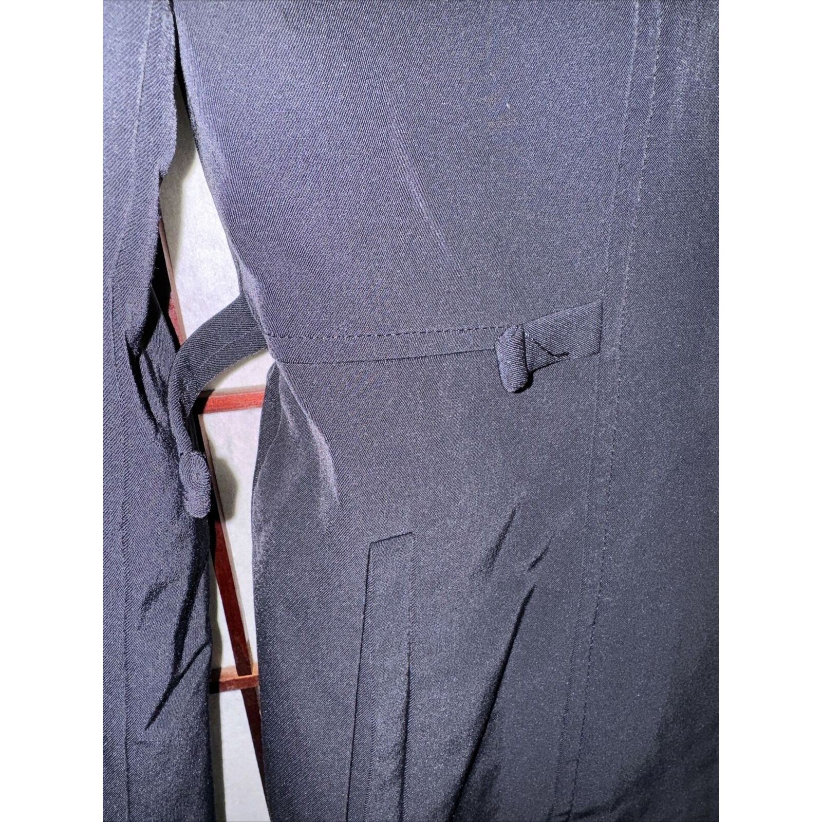 Other Georgiou Studio Black Women Long Jacket size 0 MISSING HARDW Size XS / US 0-2 / IT 36-38 - 7 Thumbnail