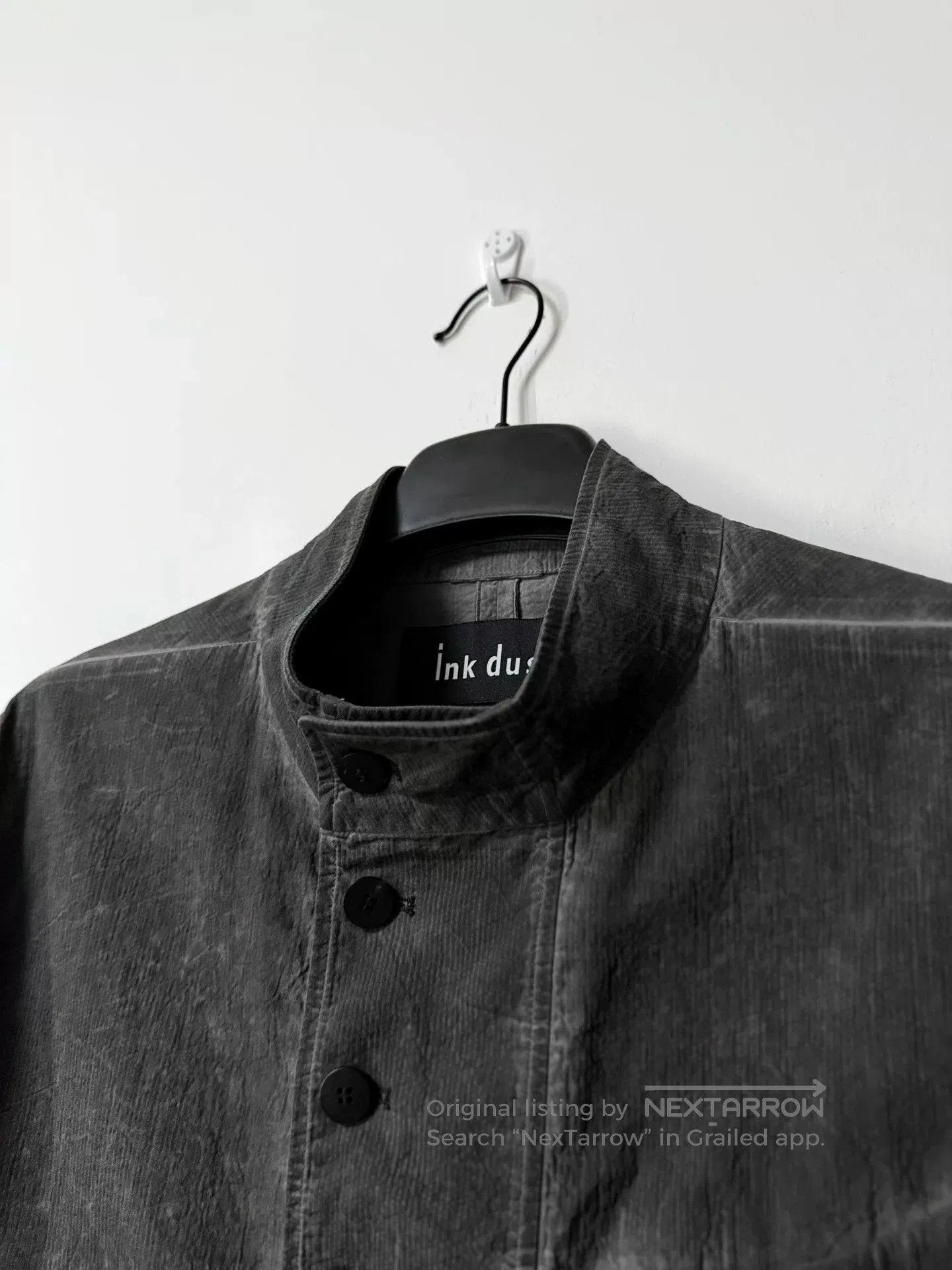 Japanese Brand Ink Dust Layered Collar Jacket. Size US L / EU 52-54 / 3 - 3 Thumbnail