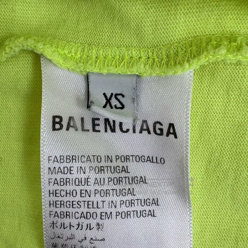 Balenciaga Balenciaga Printed Logo Round Neck Short Sleeve Size US XS / EU 42 / 0 - 6 Thumbnail