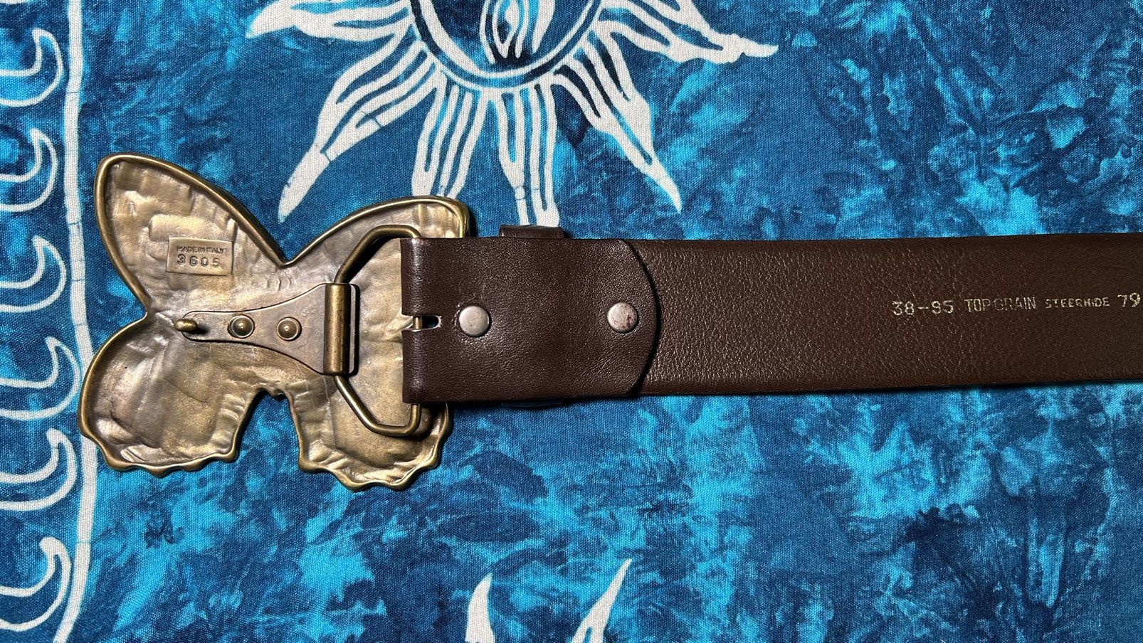 Vintage Vintage belts Butterfly made in Italy y2k Size 36 - 10 Thumbnail