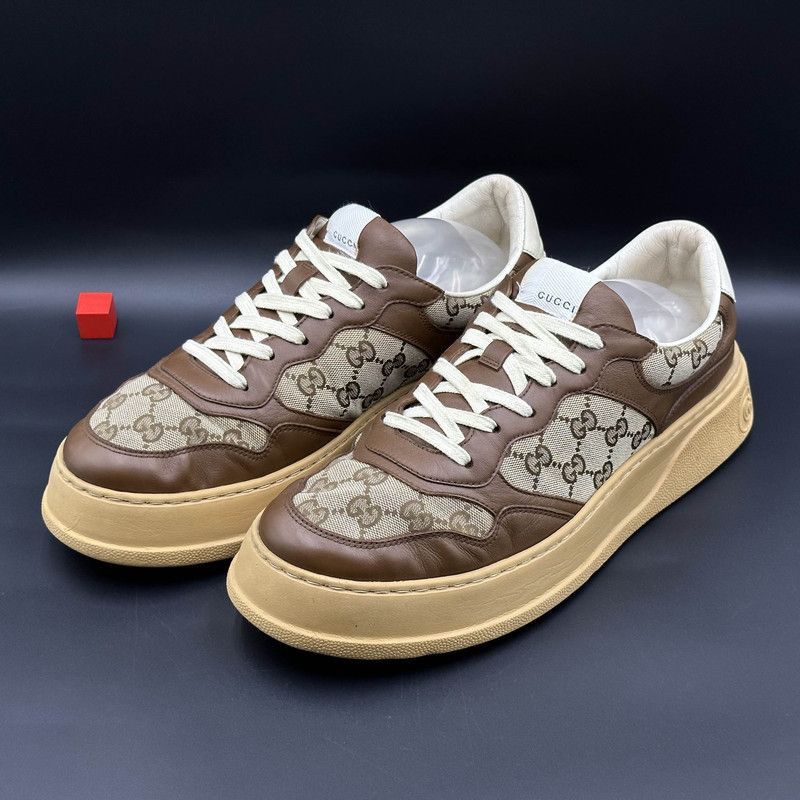 Gucci Gucci Chunky B Casual Sneakers in Brown - Size US 10.5 / EU 43-44 - 1 Thumbnail