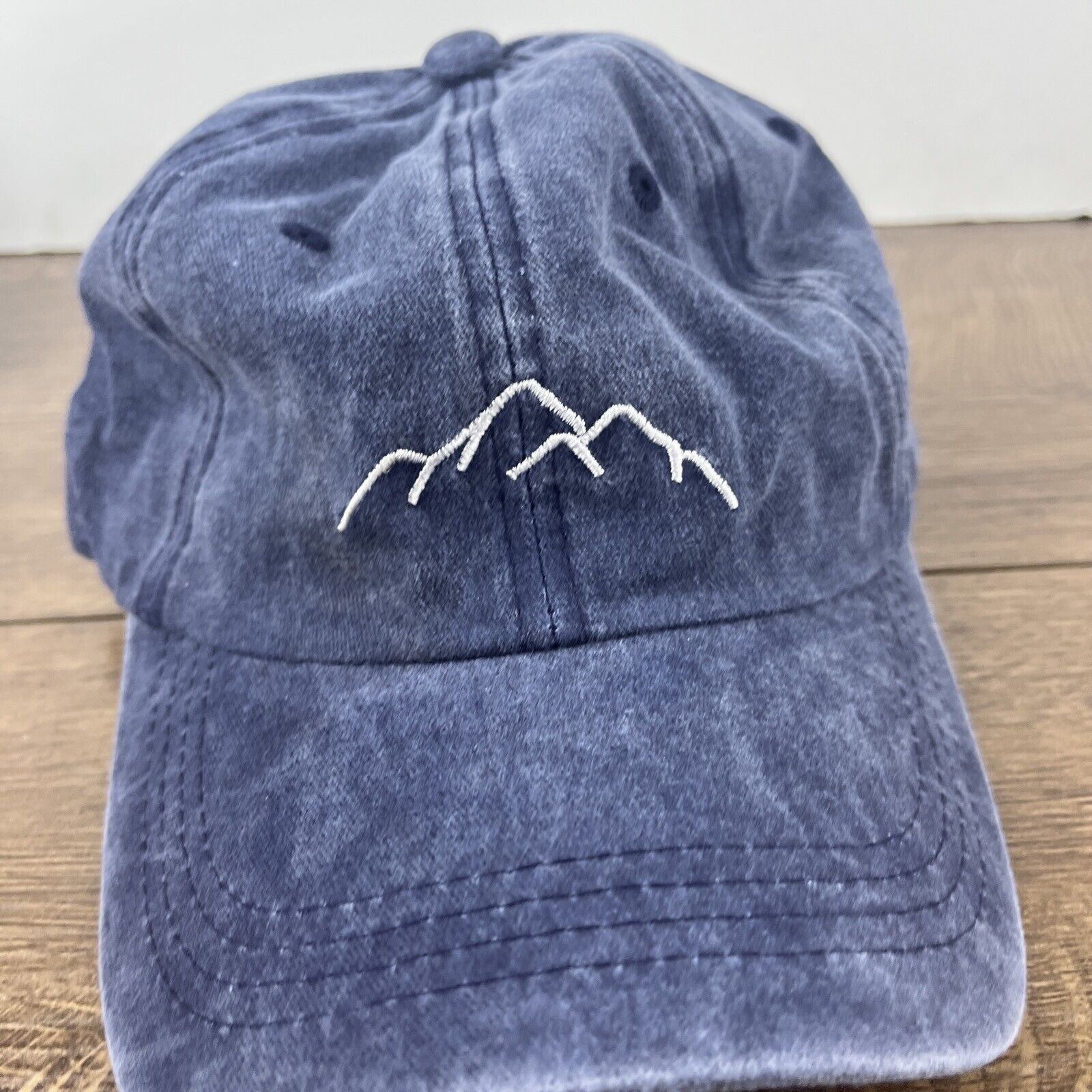 Other Mountains Hat Mountain Blue Hat Adjustable Adult Size Hat Bl Size ONE SIZE - 6 Thumbnail