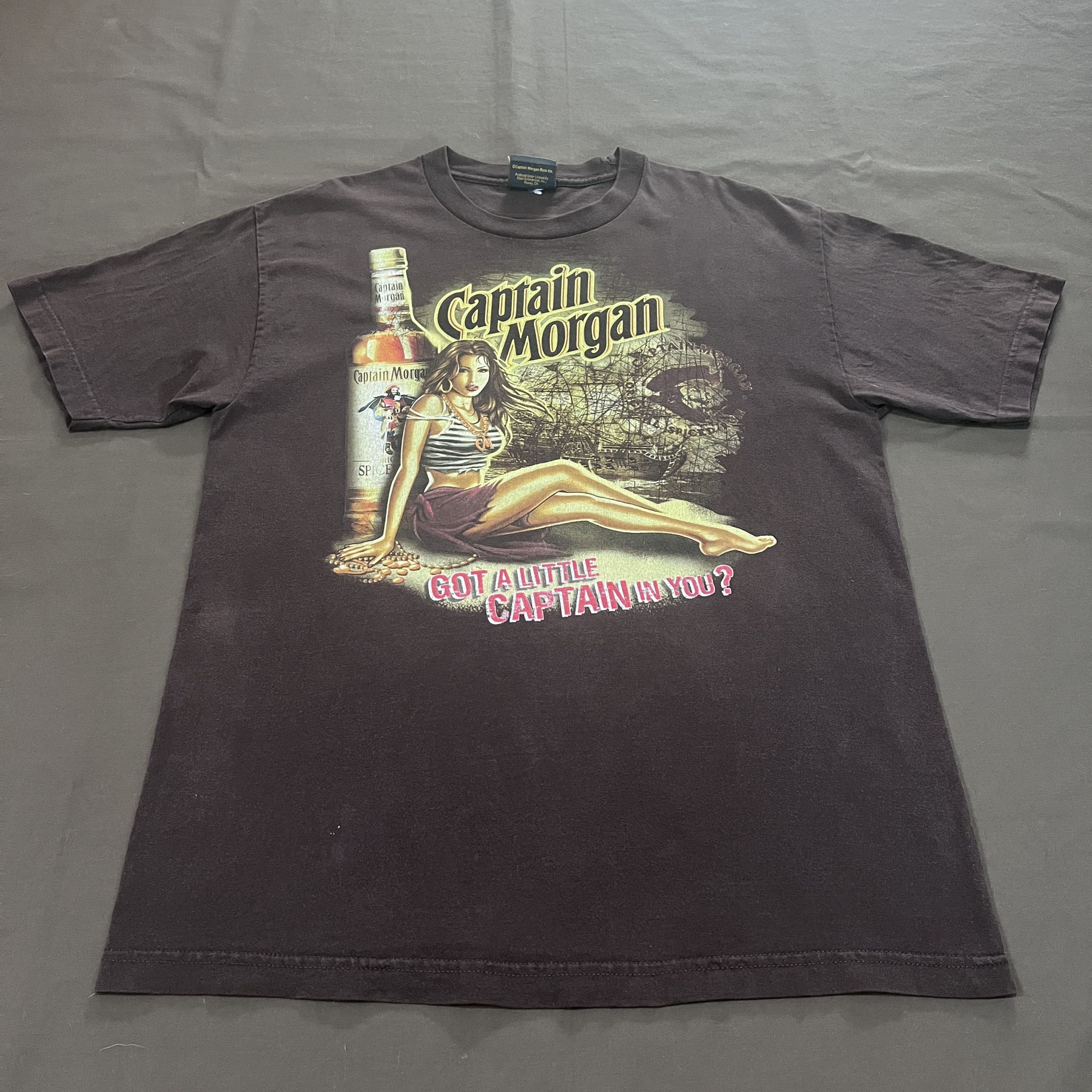 Japanese Brand × Vintage Vintage Captain Morgan Promo Tee Shirt Size US L / EU 52-54 / 3 - 3 Thumbnail