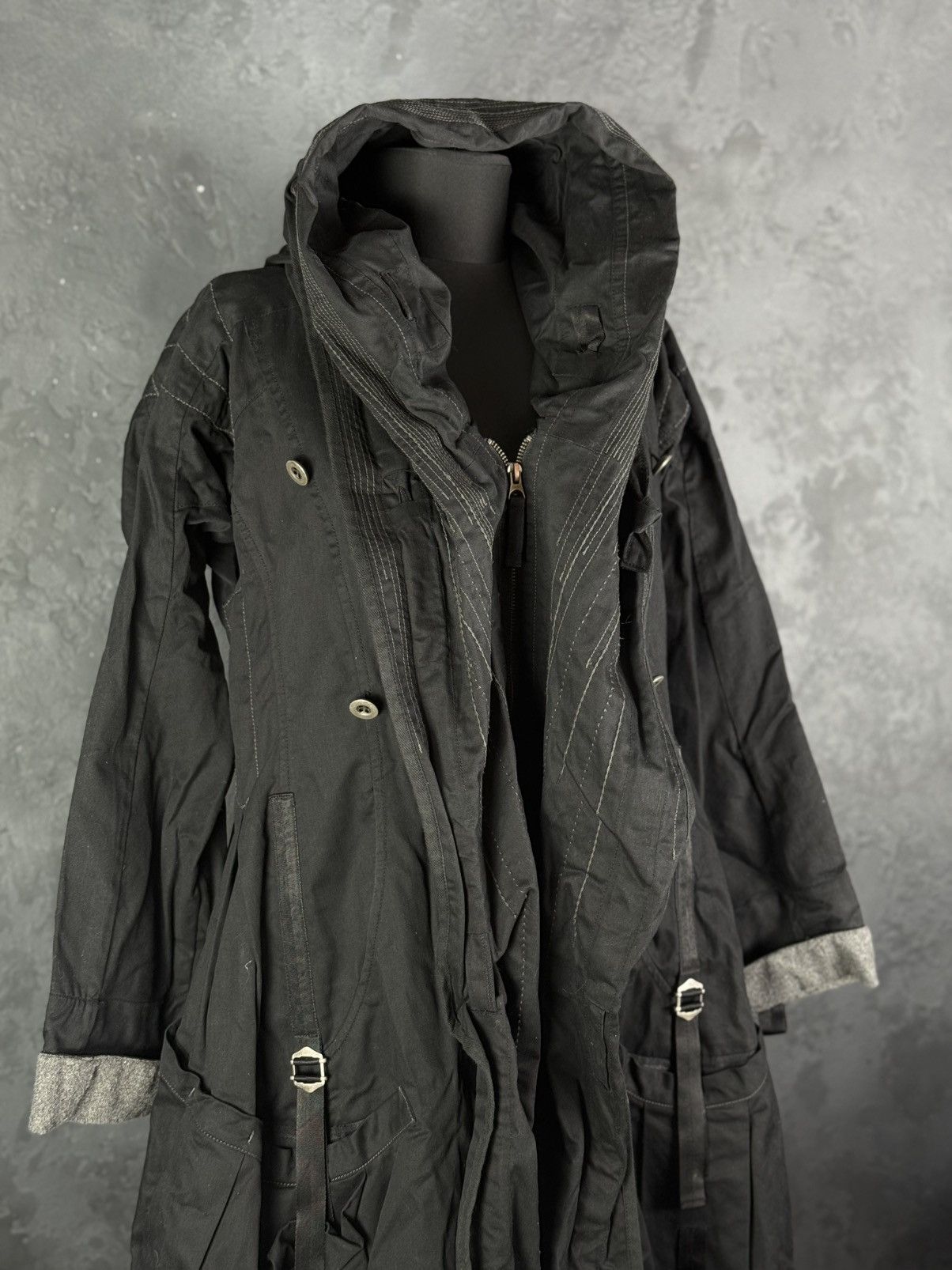 Marithe + Francois Girbaud Marithe Francois Girbaud Vintage Hooded Jacket Coat Womens M Size M / US 6-8 / IT 42-44 - 2 Thumbnail