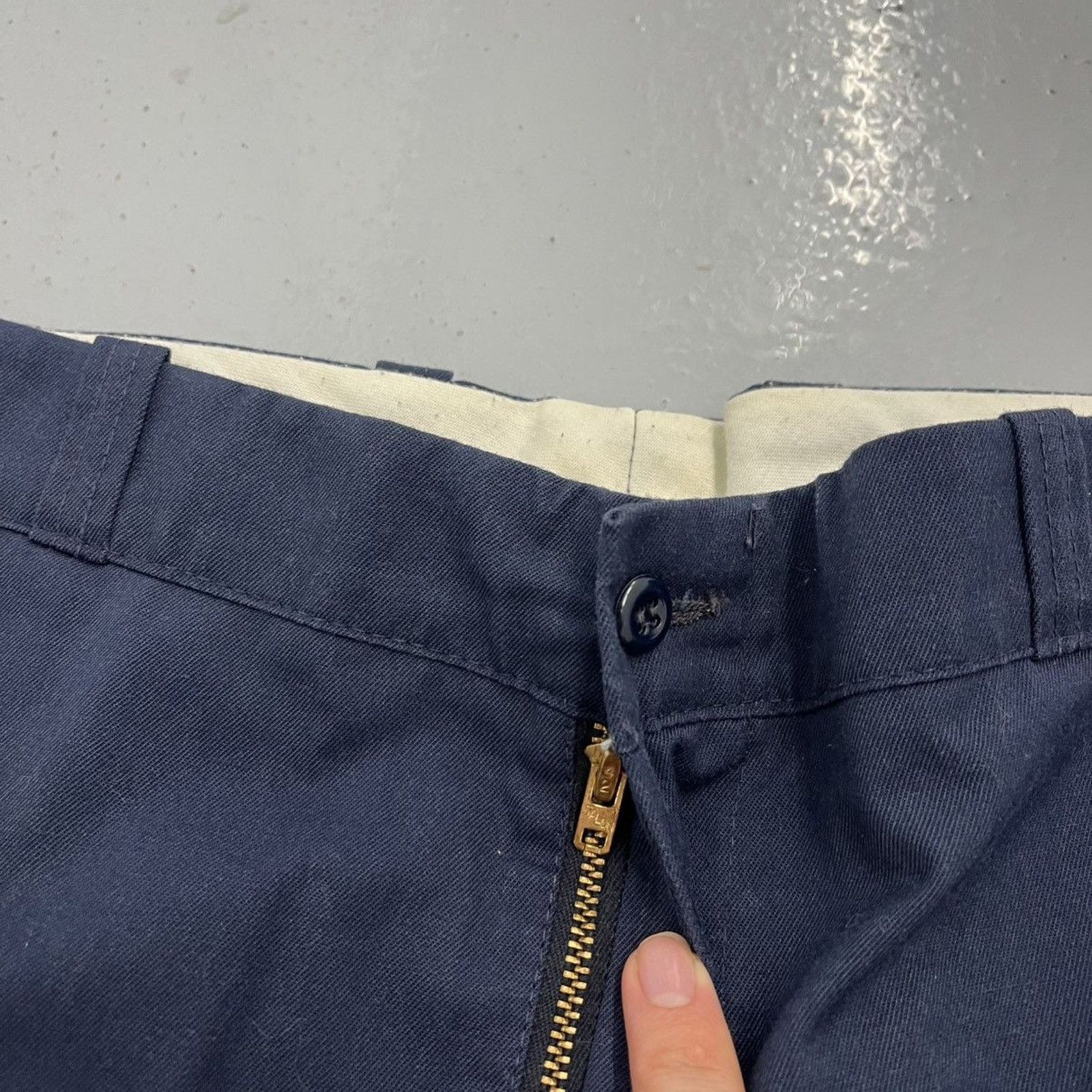 Sears Vintage 60s Sears Blue Sanforized Workwear Chinos 38x30 Size US 38 / EU 54 - 2 Thumbnail